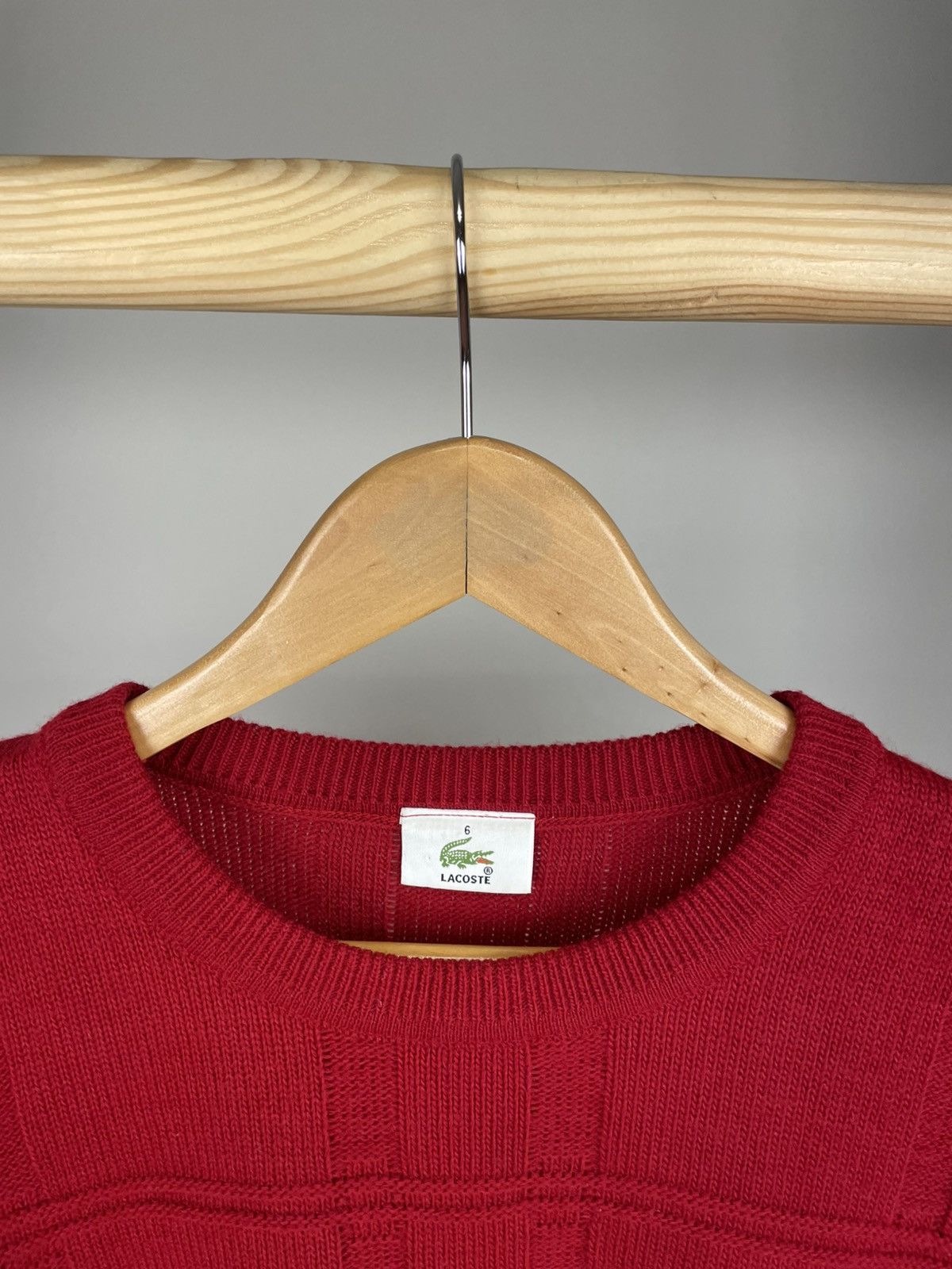 Designer × Lacoste × Vintage Lacoste vintage wool sweater crewneck 90’s y2k Size US L / EU 52-54 / 3 - 3 Thumbnail