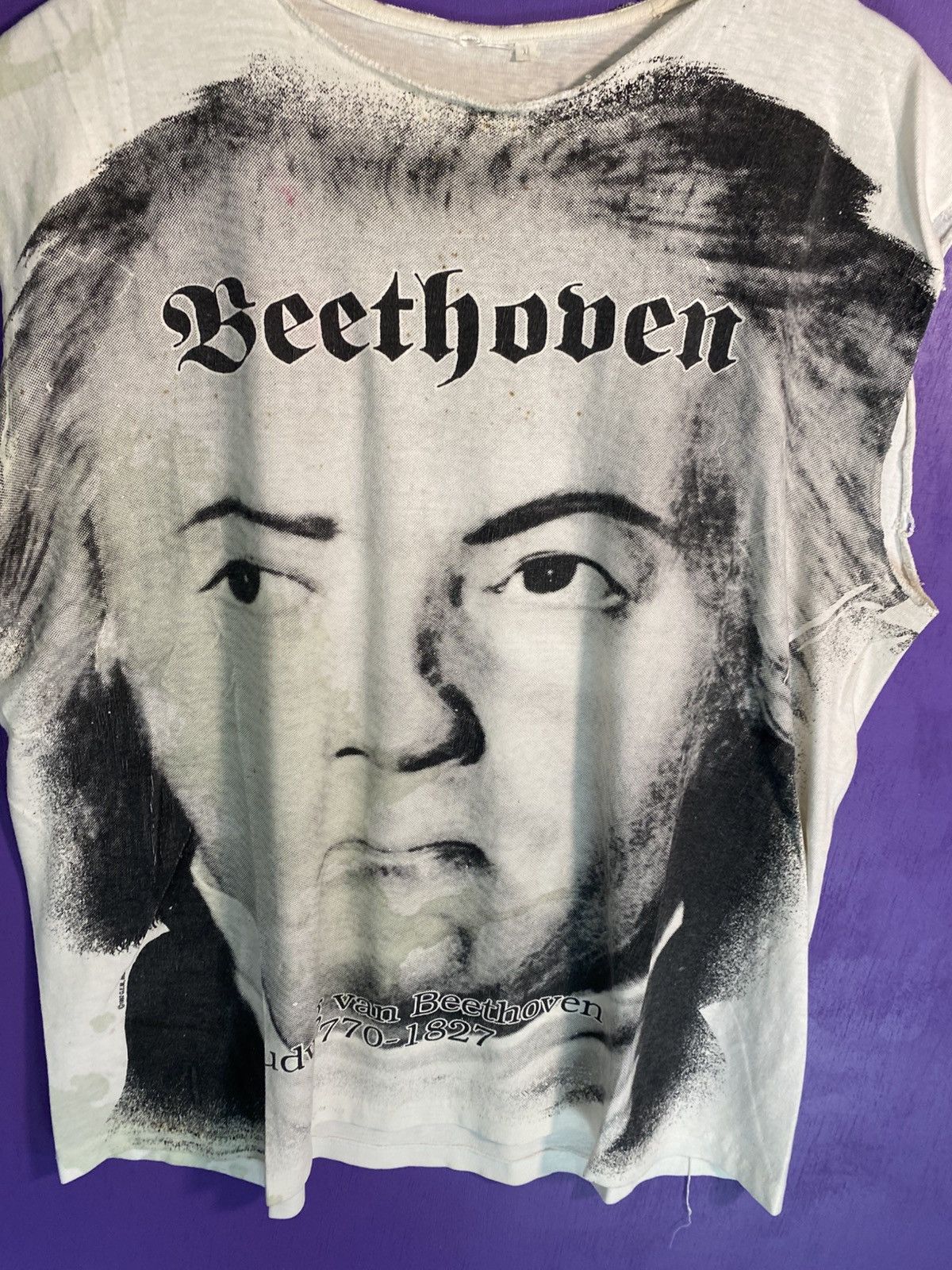 Other Vintage 90s Beethoven big face AOP tank top Size US XL / EU 56 / 4 - 3 Thumbnail