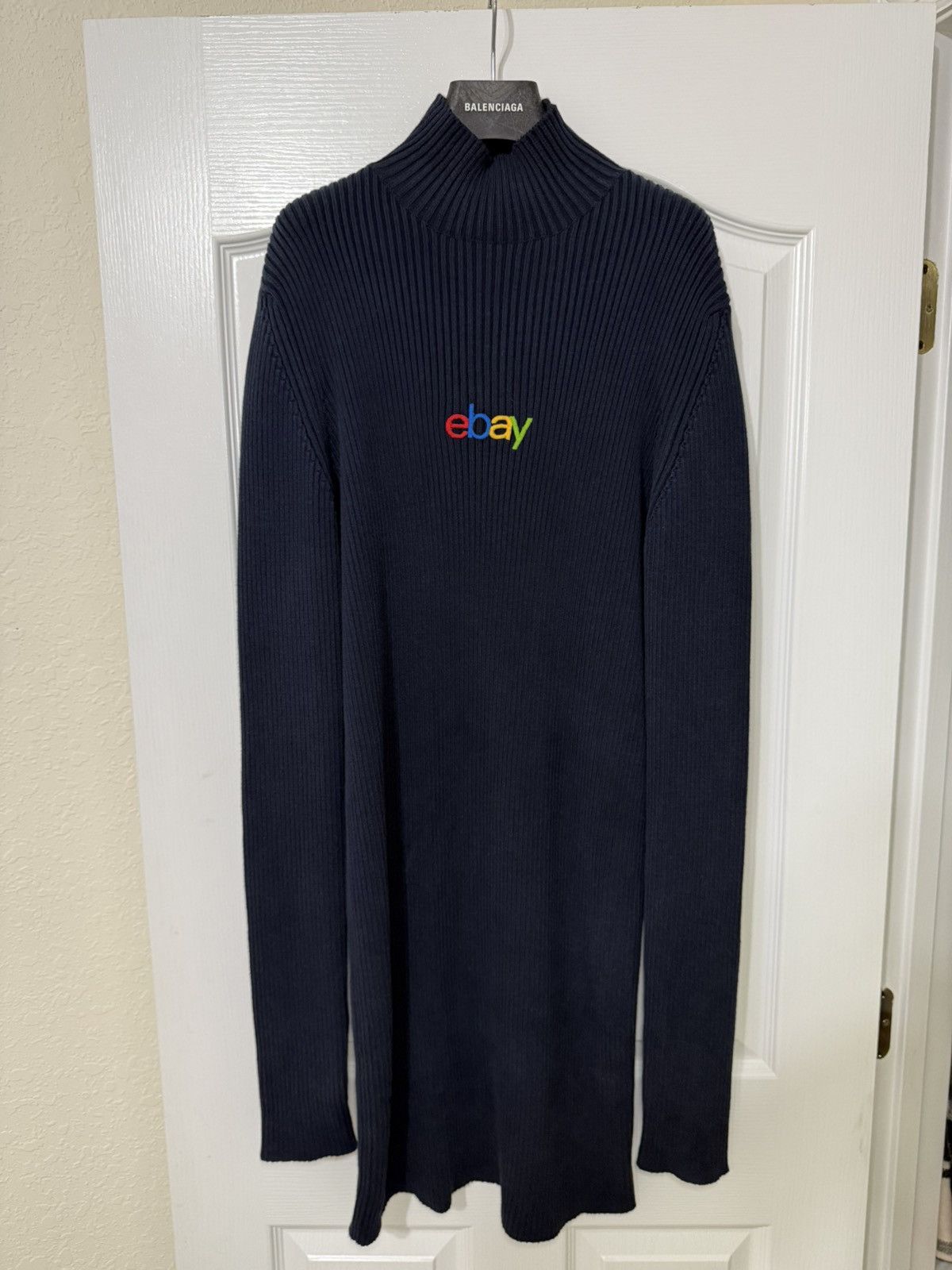 Balenciaga New Balenciaga x eBay elongated sweater Size US S / EU 44-46 / 1 - 1 Thumbnail
