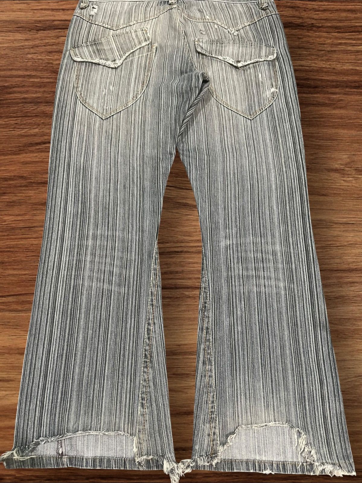 If Six Was Nine ⚡️Flare⚡️Vintage Japanese Brand Ikka Button Fly Flare Jeans Size US 34 / EU 50 - 12 Thumbnail
