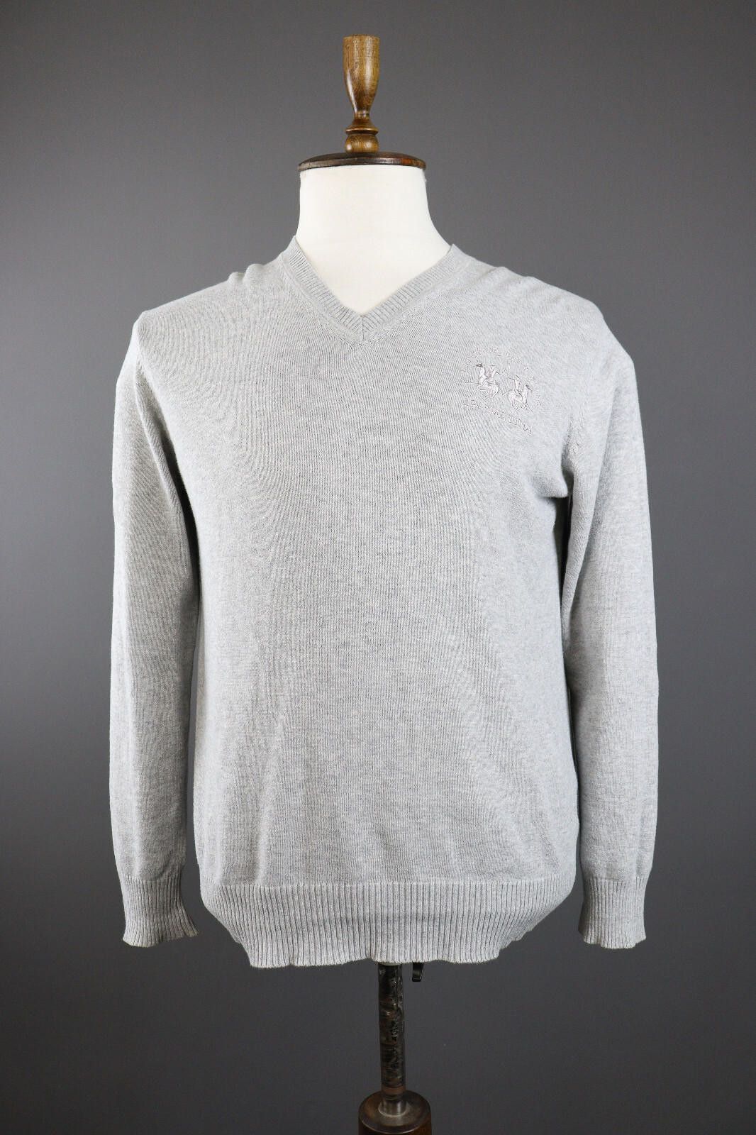 La Martina Men La Martina Buenos Aires Grey Cotton Sweater Size S Size US S / EU 44-46 / 1 - 1 Thumbnail