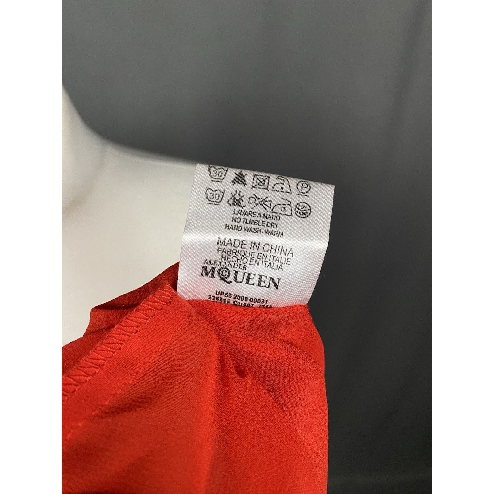 Alexander McQueen Alexander McQueen Women's Red Purple Sleeveless Tunic Dress Size S / US 4 / IT 40 - 11 Thumbnail