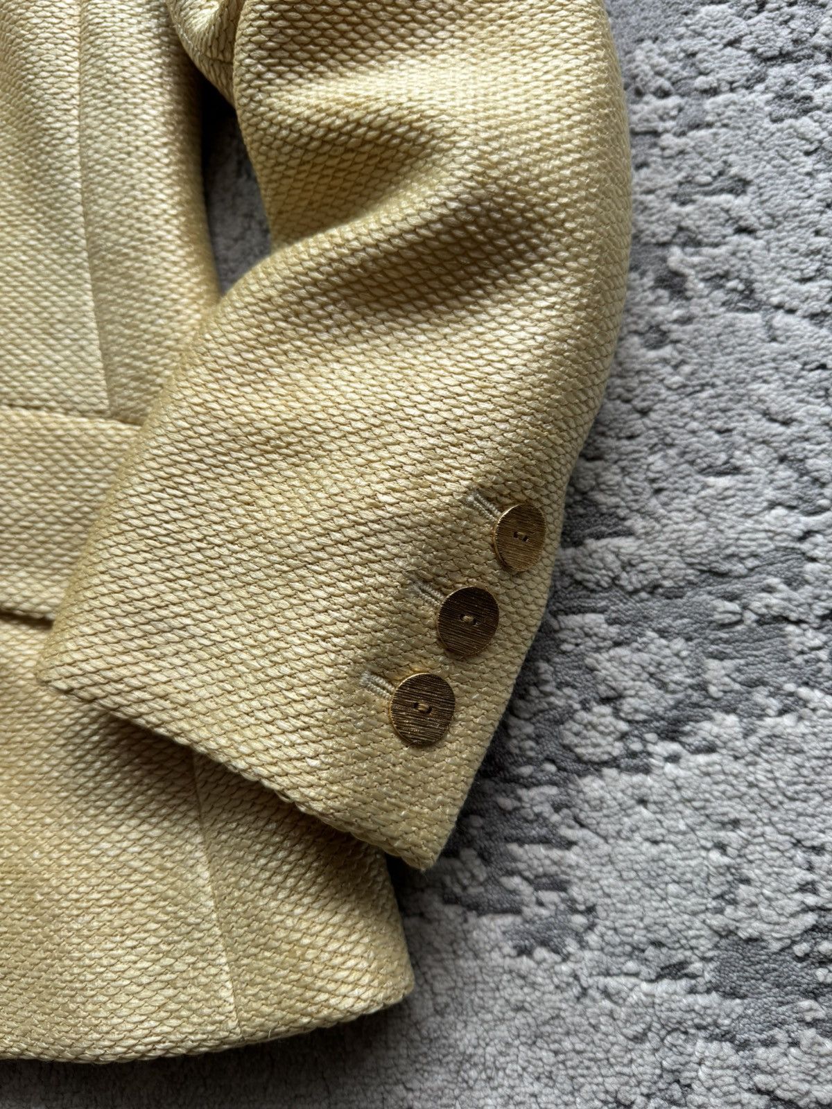 Yves Saint Laurent Yves Saint Laurent Rive Gauche Vintage Blazer Jacket Size 38 Size XS / US 0-2 / IT 36-38 - 5 Thumbnail