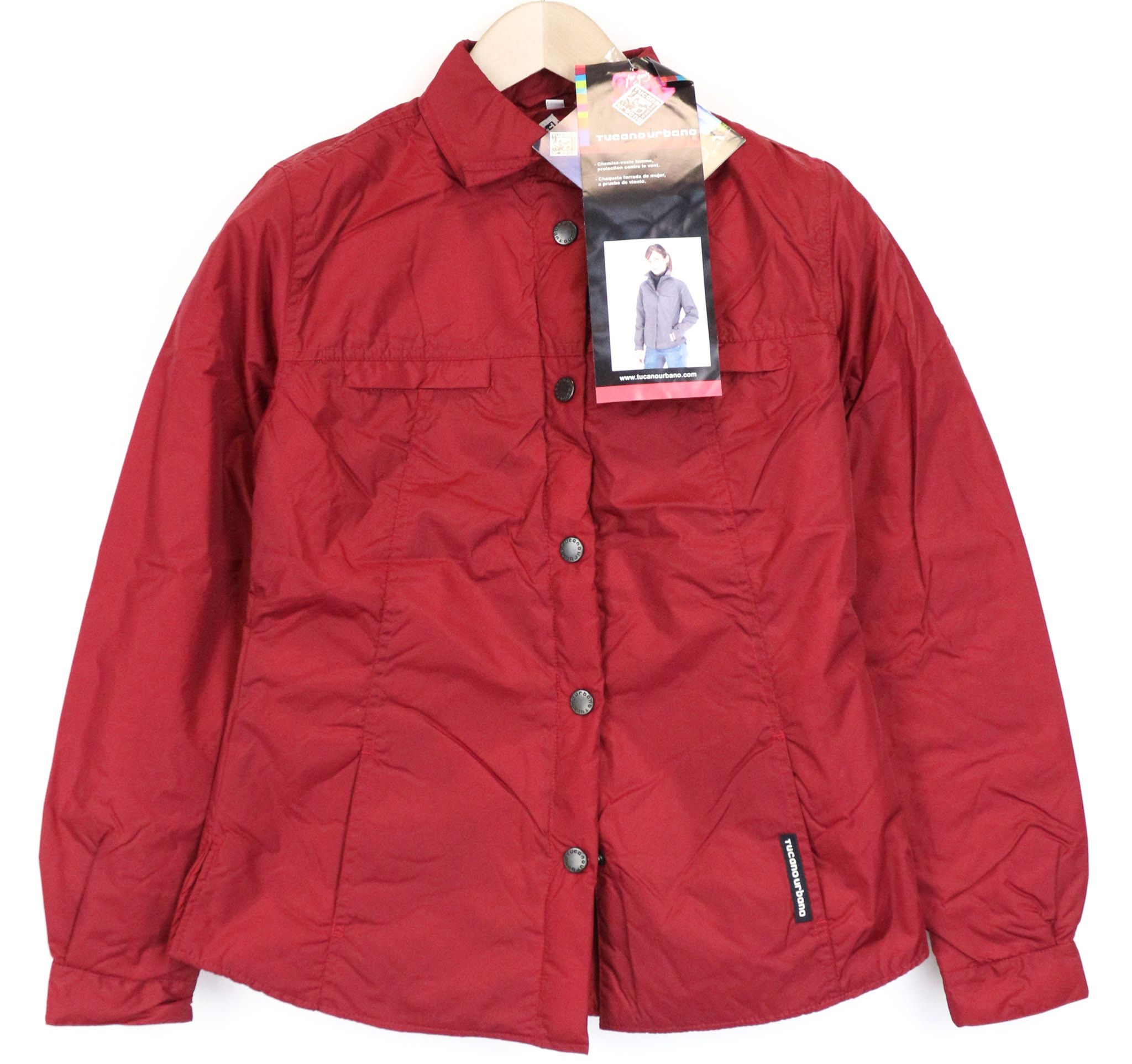 Other LORI 2XS Red Windproof Collared Zipped Jacket 75795 Size XXS / US 00 / IT 34 - 1 Thumbnail
