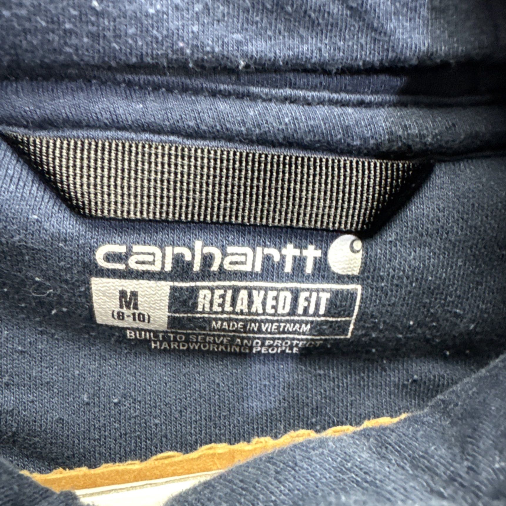 Carhartt Carhartt Women’s Hoodie Pullover Navy Blue Logo Fleece Medium Size M / US 6-8 / IT 42-44 - 2 Thumbnail