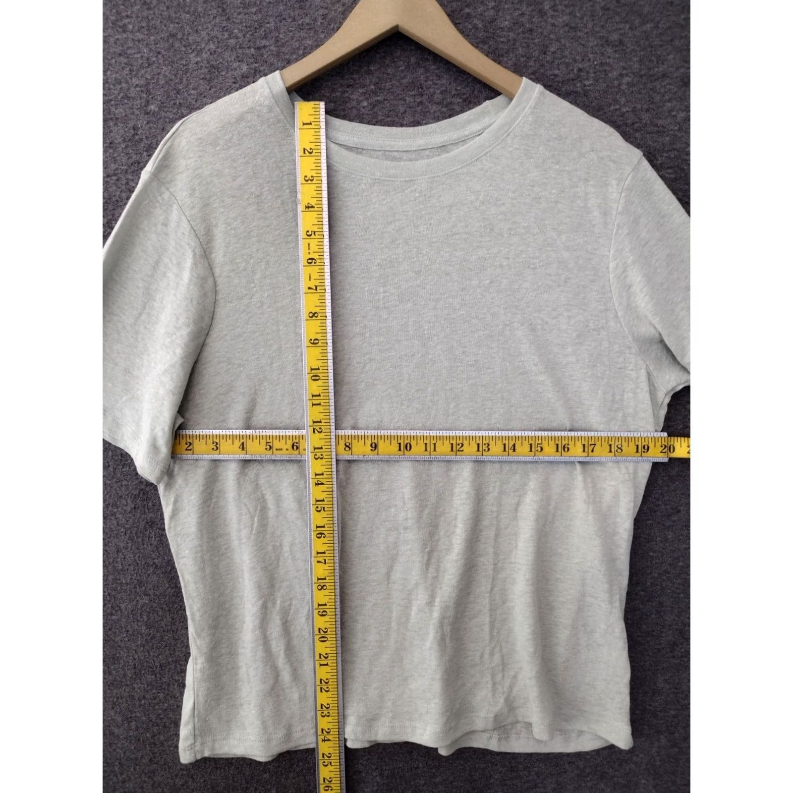 Vintage A New Day Light Olive T-Shirt Shirt 12 Women Short Sleeve Pullover Boat Neck Casual Womens Size XL / US 12-14 / IT 48-50 - 4 Thumbnail