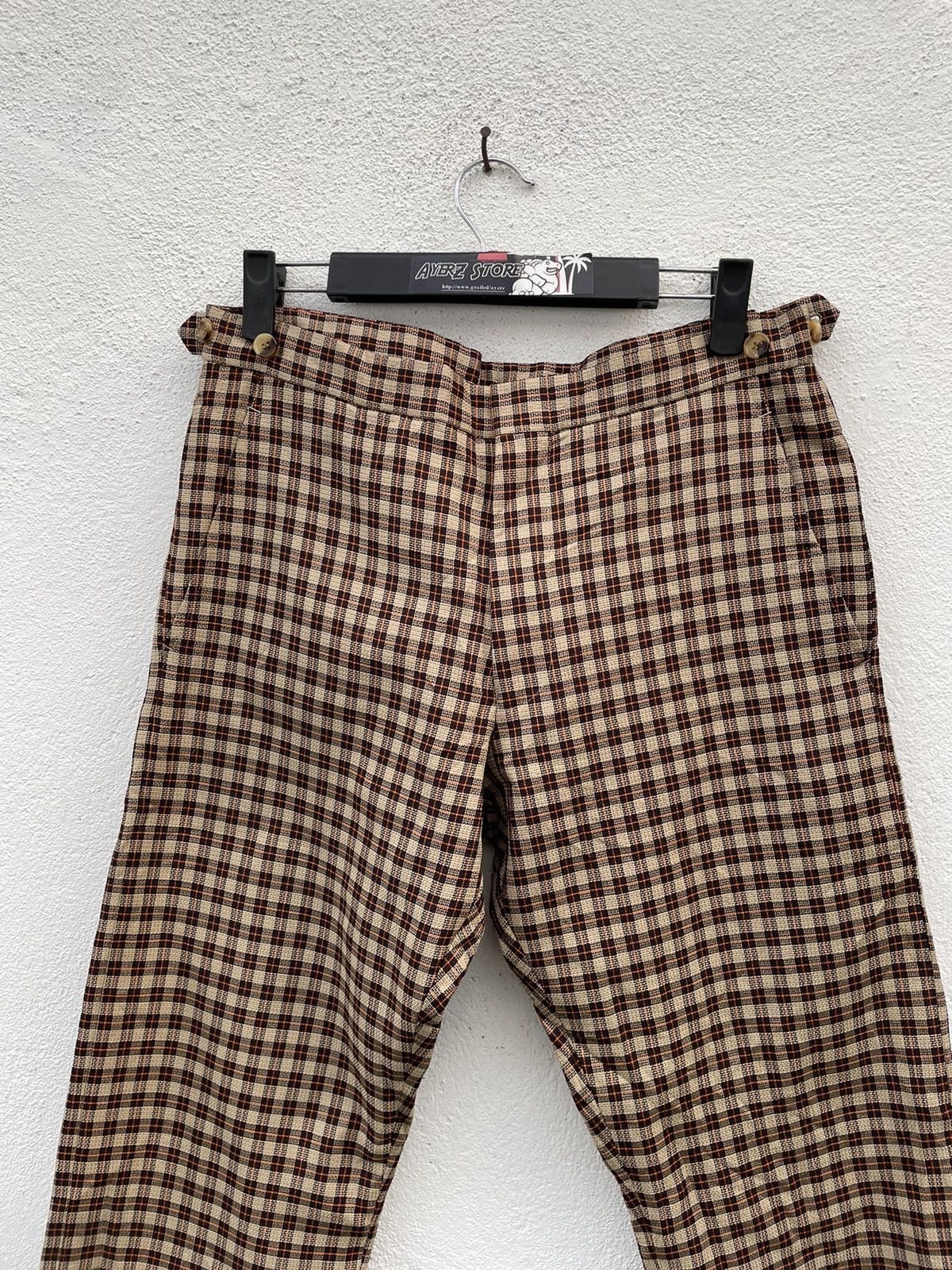 Comme des Garcons × Comme des Garcons Homme × Comme des Garcons Homme Plus Vintage Comme Des Garcons Homme Plus Checked Pants Size US 32 / EU 48 - 2 Thumbnail