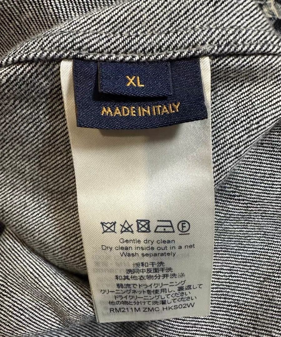 Louis Vuitton Louis Vuitton XL Tapestry Short Sleeves Shirt Denim Monogram Size US XL / EU 56 / 4 - 5 Thumbnail