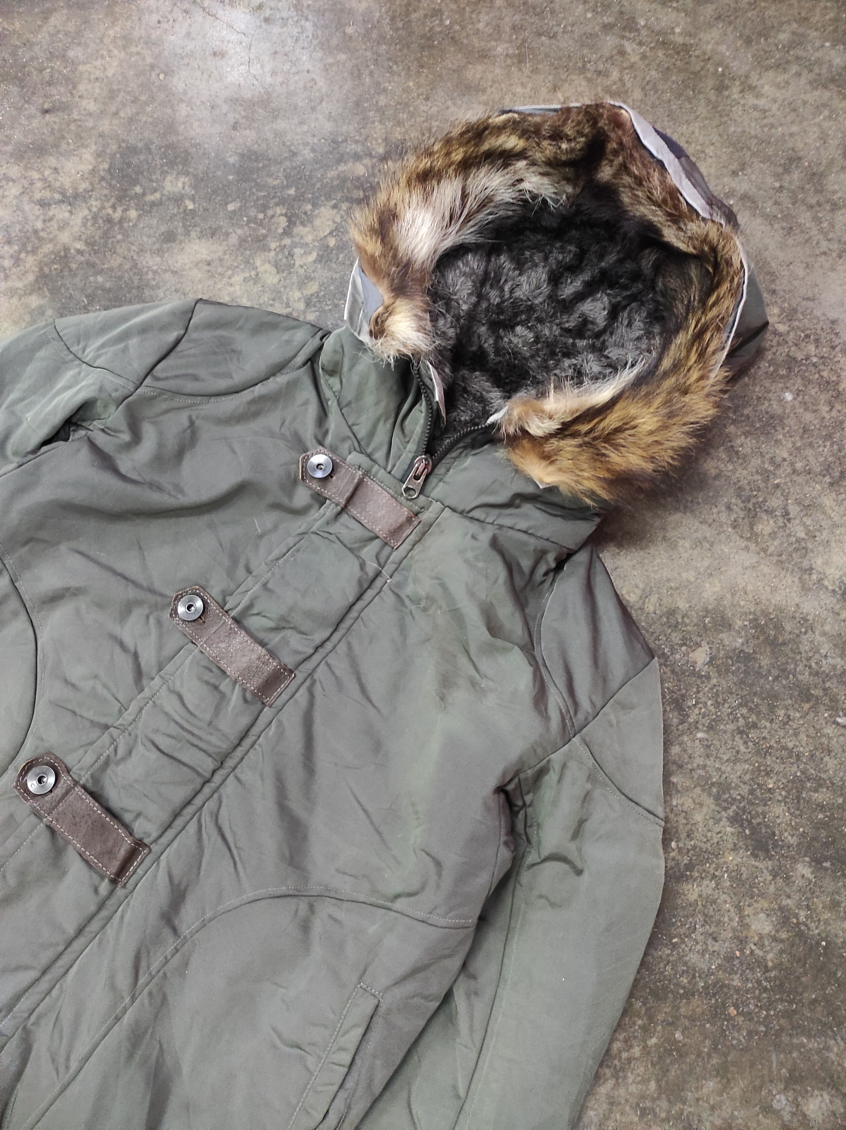 GIAN CARLO ROSSI GIAN CARLO ROSSI FUX PARKA JACKET DISTRESSED Size US S / EU 44-46 / 1 - 2 Thumbnail