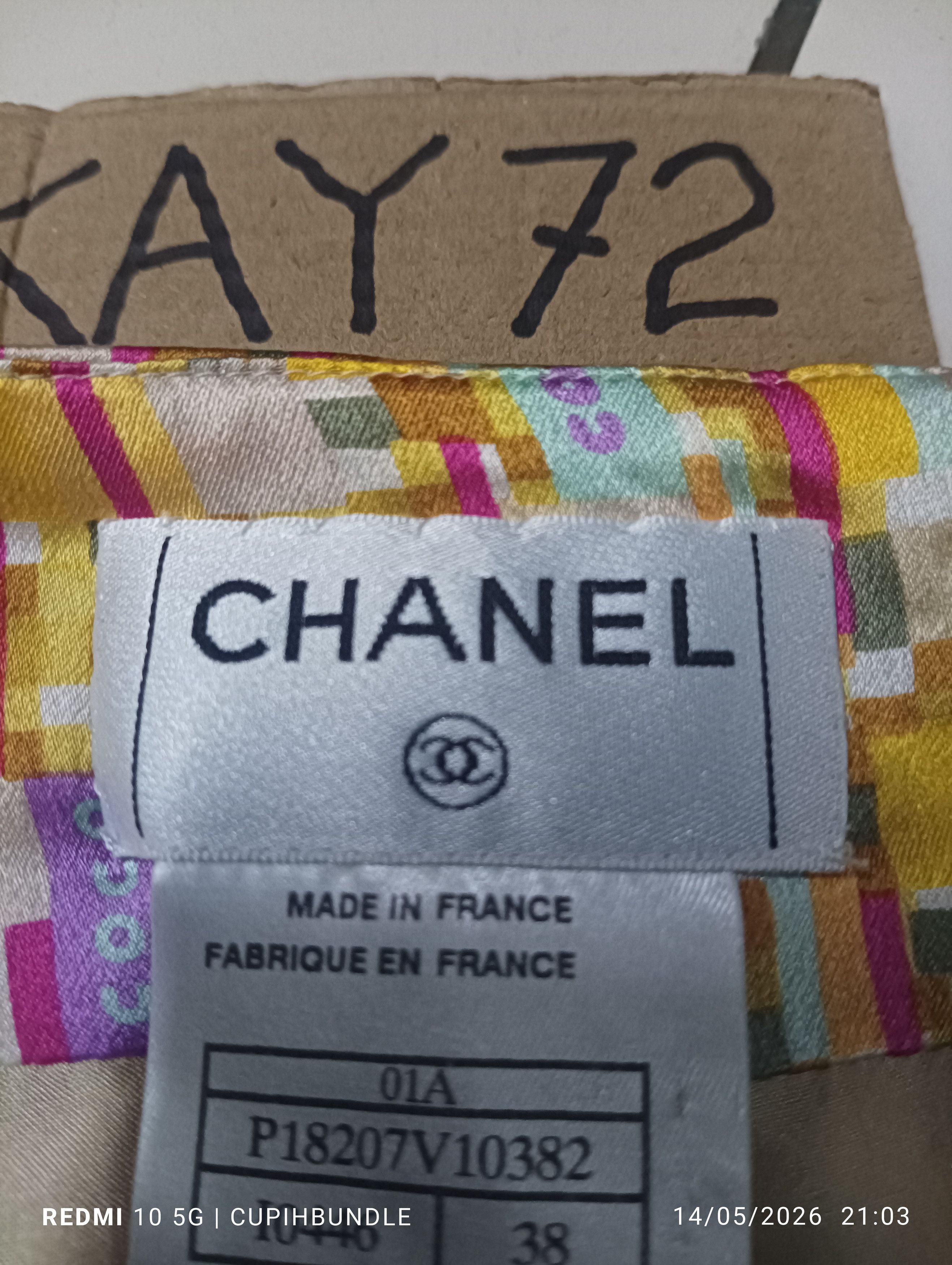 Chanel CHANEL COCO SKIRT FULLPRINT Size 27" / US 4 / IT 40 - 14 Thumbnail