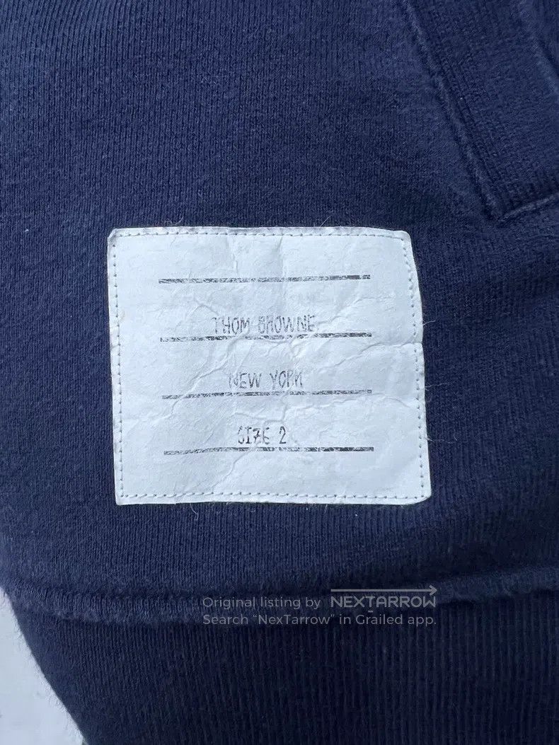 Thom Browne Thom Browne Blue navy zip jacket Size US M / EU 48-50 / 2 - 5 Thumbnail
