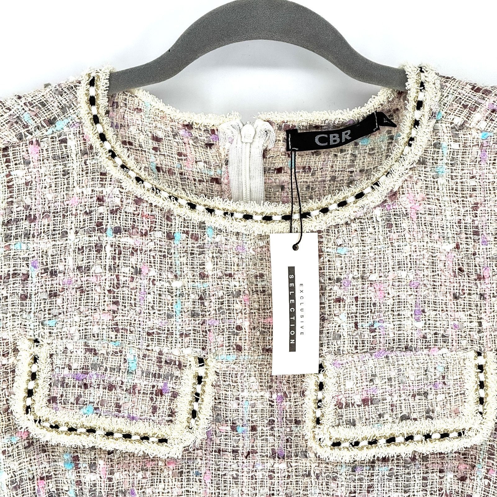 Other CBR Chic Boutique Tweed Dress Women’s XL Long Sleeve Texture Size XL / US 12-14 / IT 48-50 - 3 Thumbnail