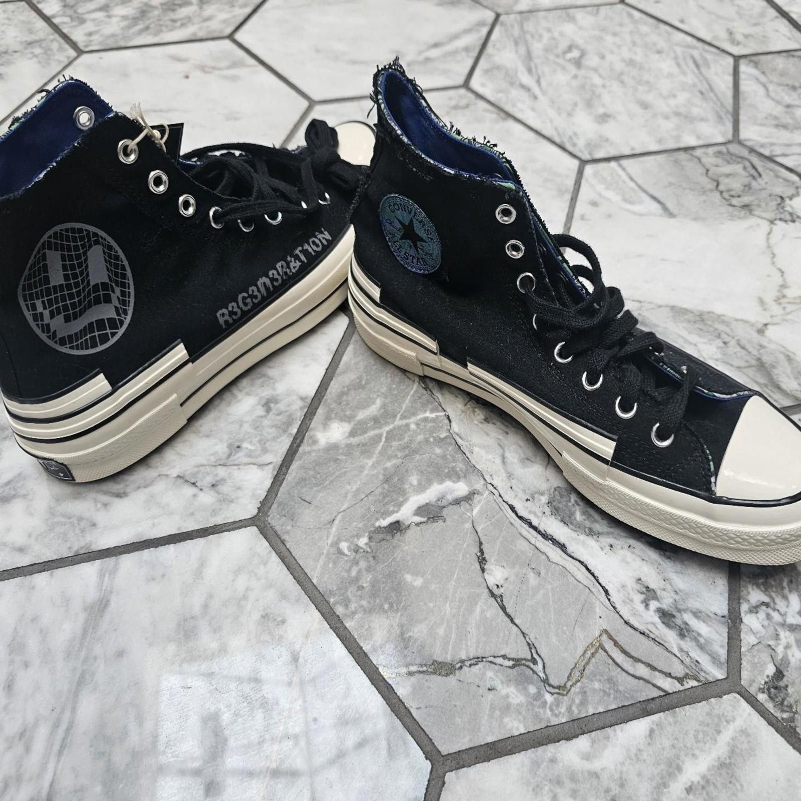 Converse Converse Men's Black and Blue Trainers 10.5 Size US 10.5 / EU 43-44 - 1 Thumbnail