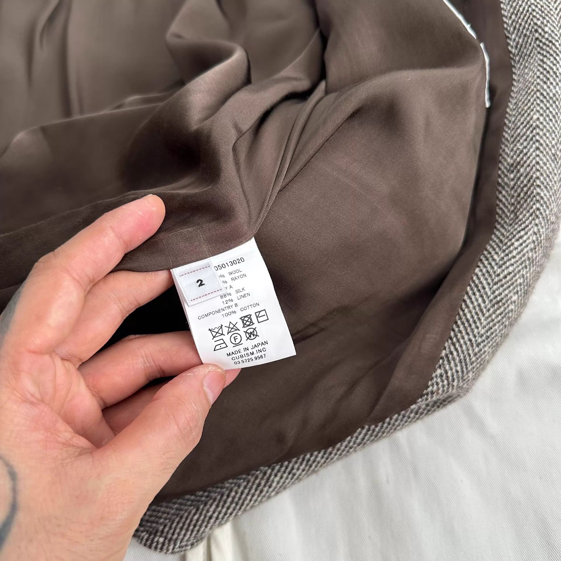 Visvim VISVIM 24AW BOWEN BLAZER Size 2 DONEGAL TWEED Silk-Wool Size US M / EU 48-50 / 2 - 9 Thumbnail