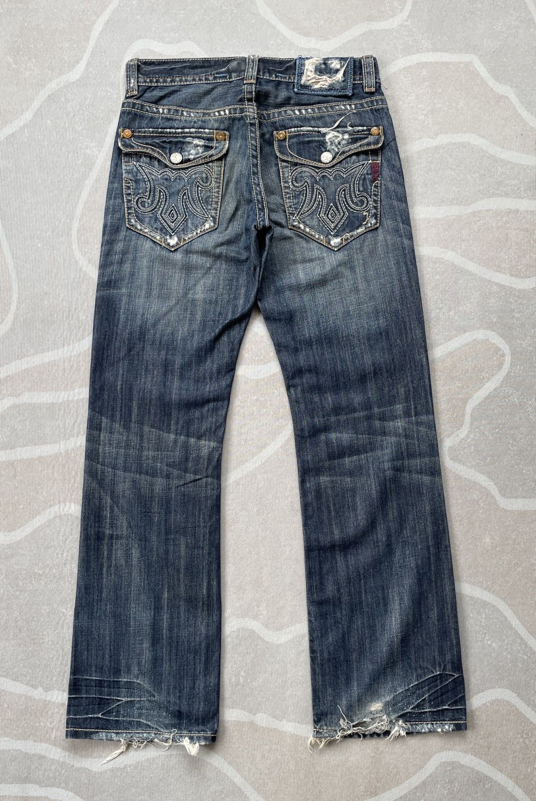 Mek Denim Mek Denim Embroided Jeans Size US 32 / EU 48 - 3 Thumbnail