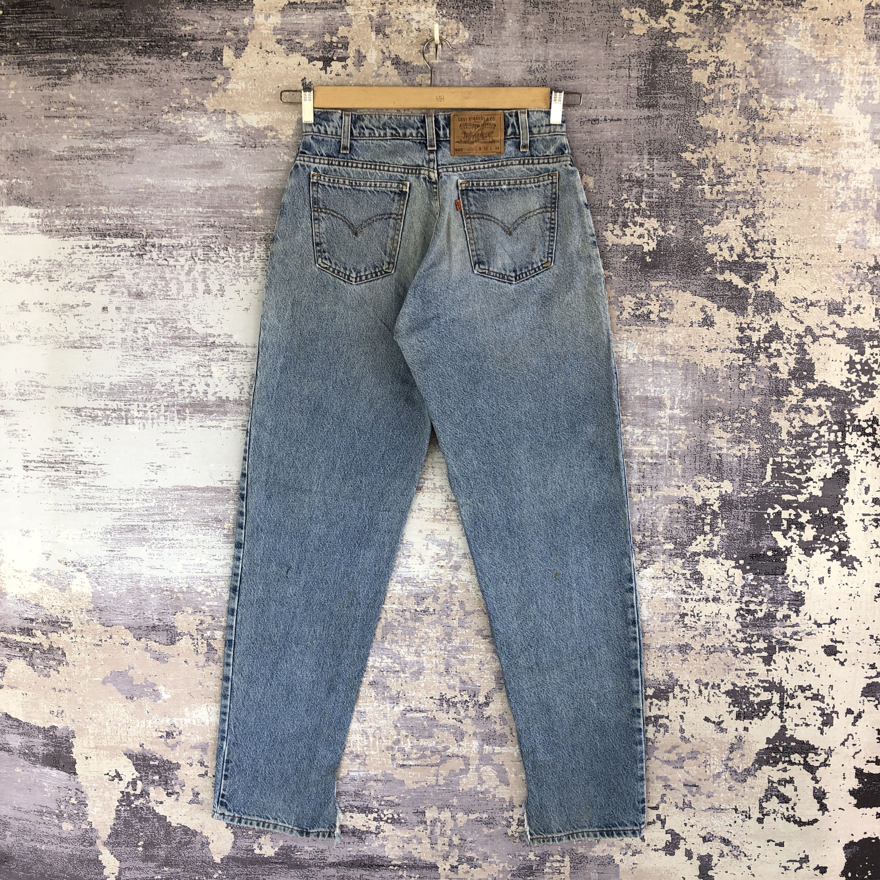 Levi's Vintage Levis 560 Jeans Distressed Orange Tab Levis Denim Size US 30 / EU 46 - 2 Thumbnail