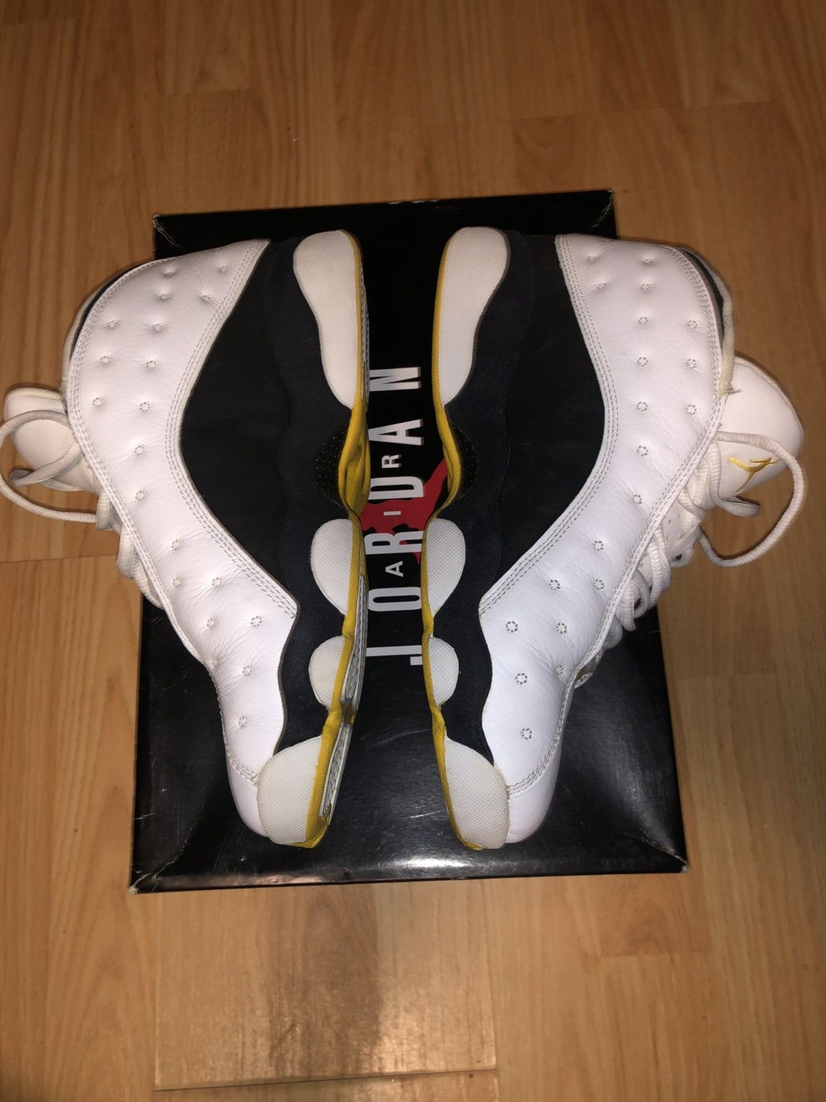 Nike Air Jordan 13 Retro Low White Varsity Maize - Size 9 Size US 9 / EU 42 - 2 Thumbnail