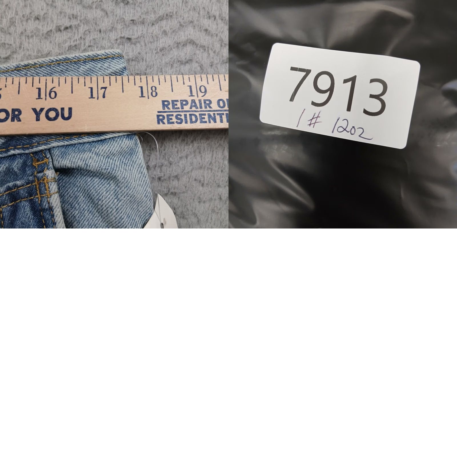 Aeropostale Aéropostale Cargo Jeans Women's L Short Light Wash Rigid Denim Pockets Low Rise Hip Hop Logo EUC Size 24" / US 00 / IT 34 - 8 Thumbnail