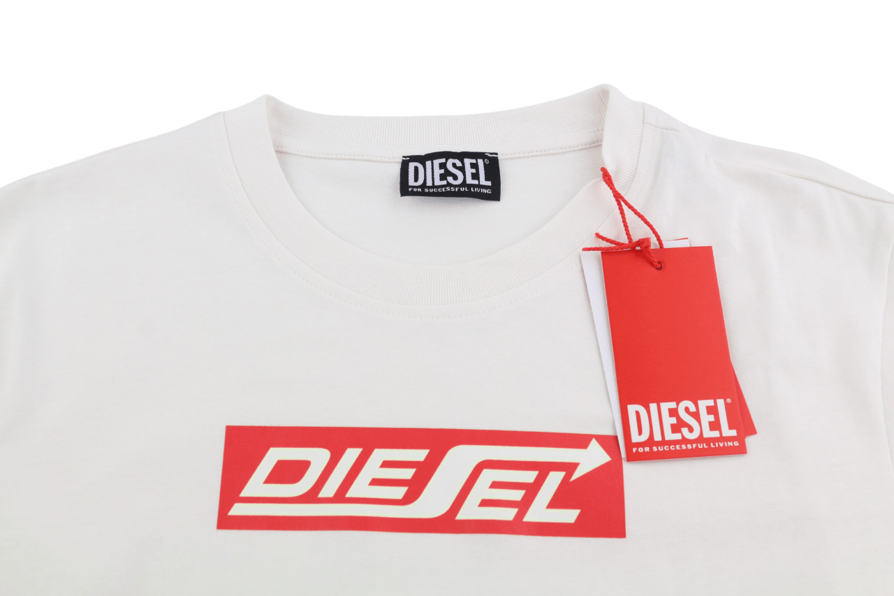 Diesel T-DIEGOR-HS1 M Short Sleeve Logo Tee 40266 Size US M / EU 48-50 / 2 - 4 Thumbnail
