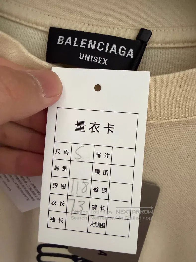 Balenciaga Balenciaga Double B Lock Embroidered Short Sleeve Size US S / EU 44-46 / 1 - 3 Thumbnail