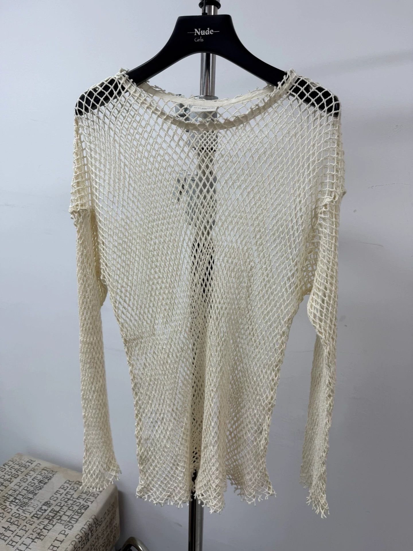Diesel Dries van noten mesh cream-colored base layer Size US S / EU 44-46 / 1 - 4 Thumbnail