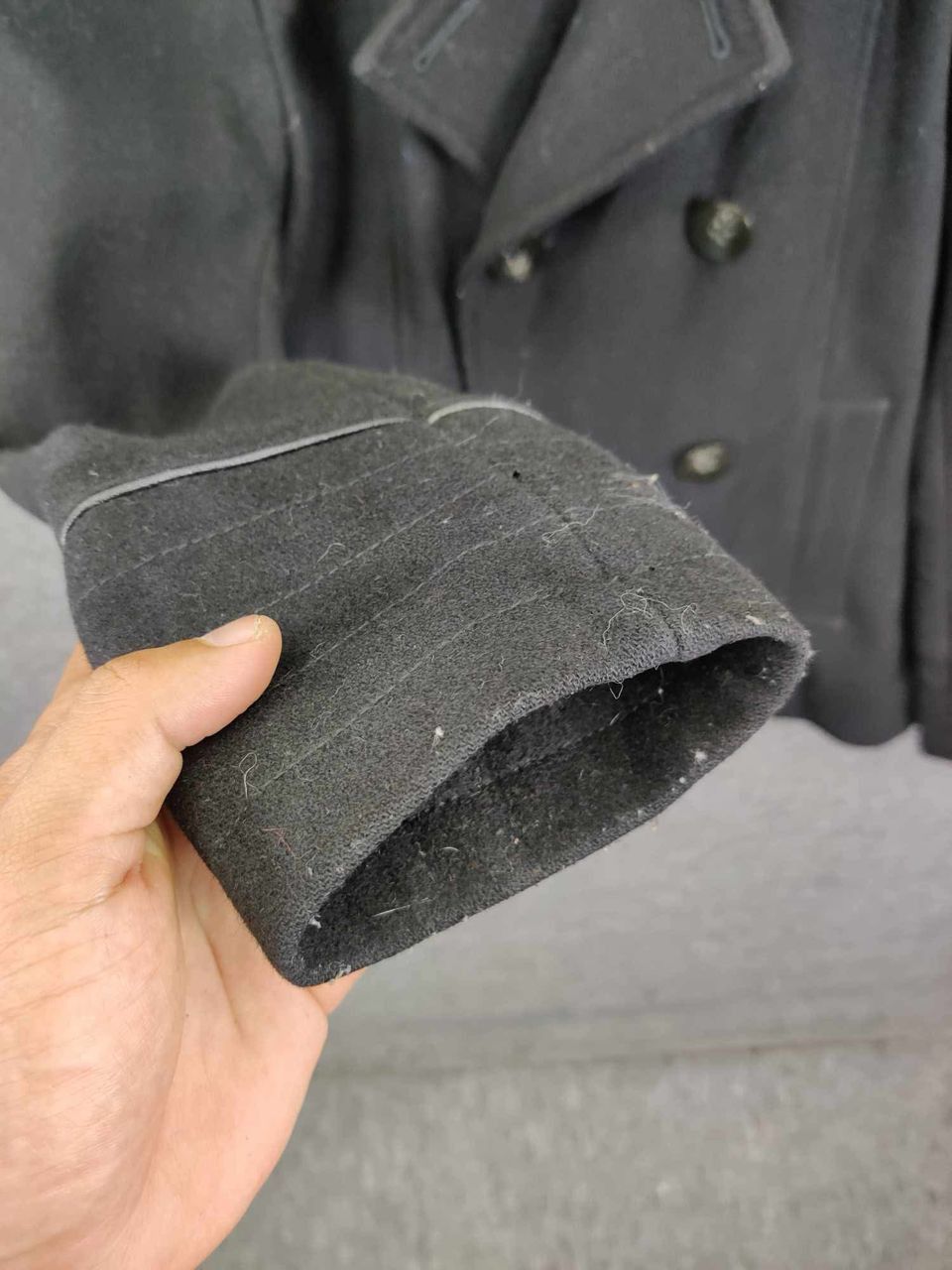 Tete Homme Vintage Homme Issey Miyake Double Breasted Wool Coat Size US M / EU 48-50 / 2 - 10 Thumbnail