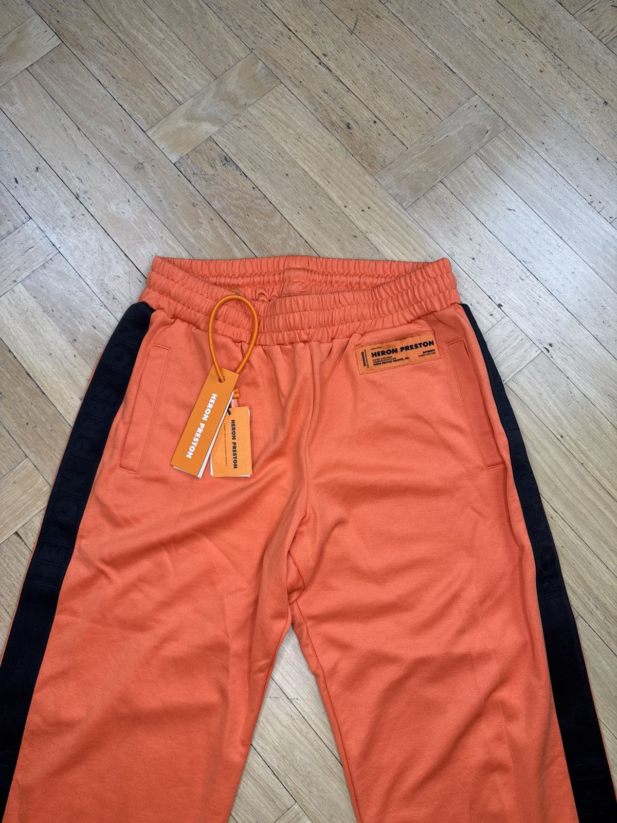 Heron Preston HERON PRESTON ORANGE TRACK PANTS Size US 30 / EU 46 - 3 Thumbnail