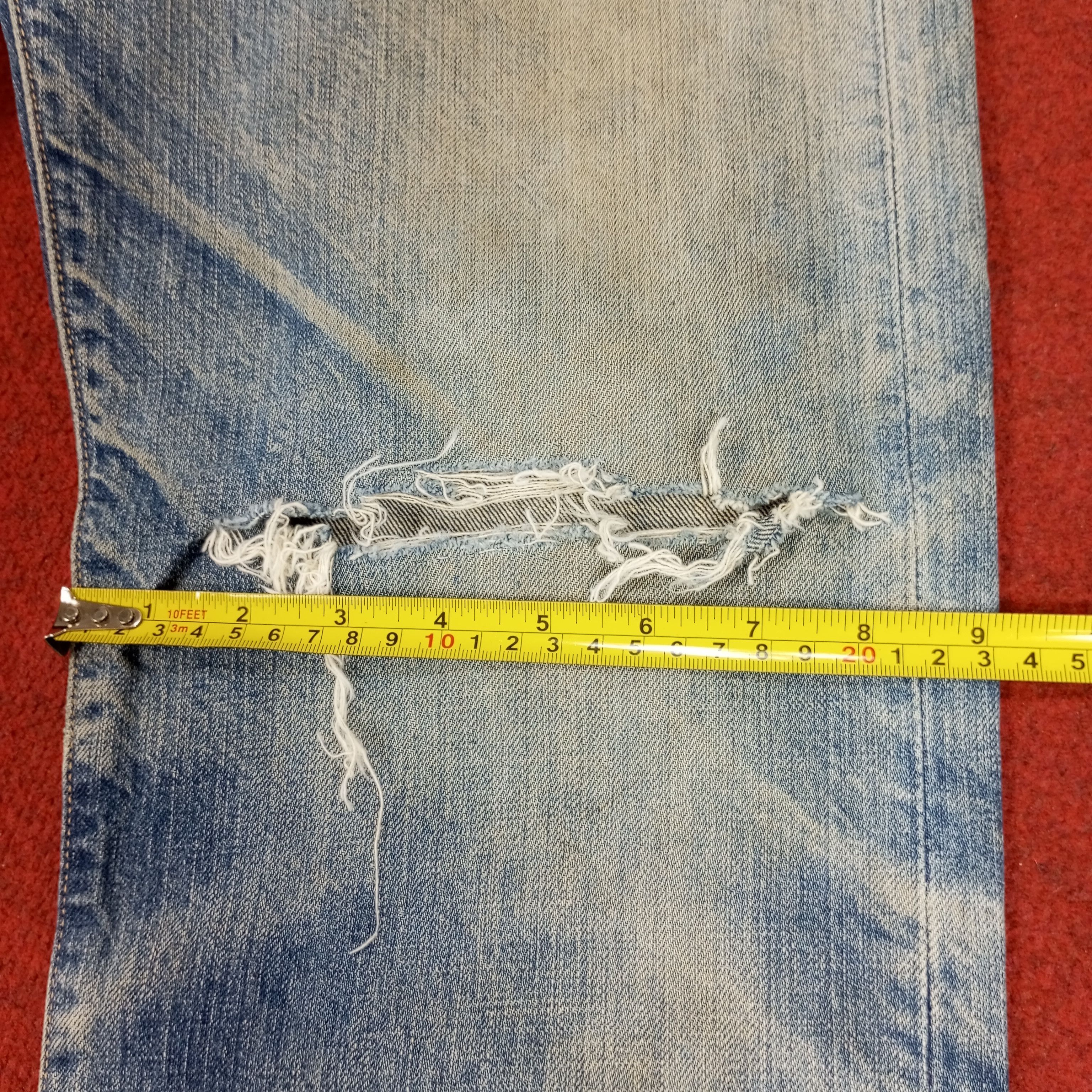 Levi's × Vintage Levis 501 Distressed Jeans Streetwear Style Size US 29 - 10 Thumbnail