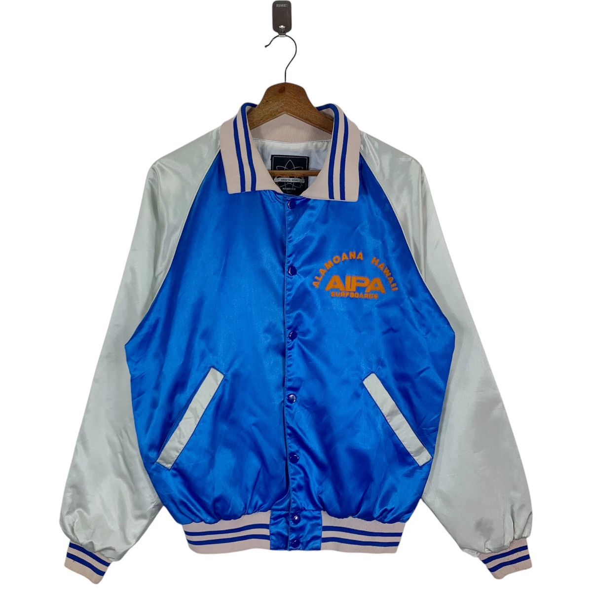 Vintage VINTAGE AIPA SURFBOARD SATIN VARSITY JACKET Size US L / EU 52-54 / 3 - 4 Thumbnail
