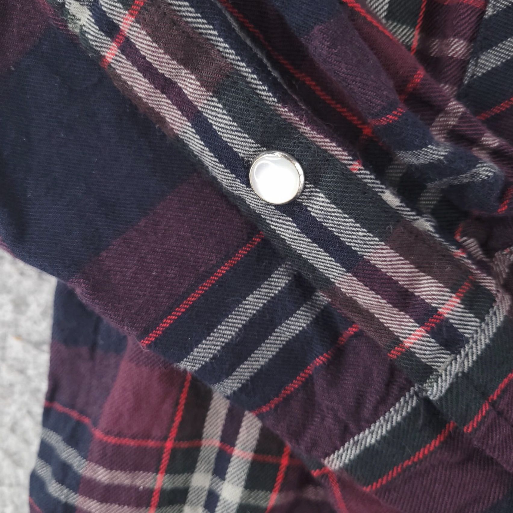 Vintage Woodland Creek Mens Shirt Large Red Western Long Sleeve Button Pearl Snap Size US L / EU 52-54 / 3 - 3 Thumbnail