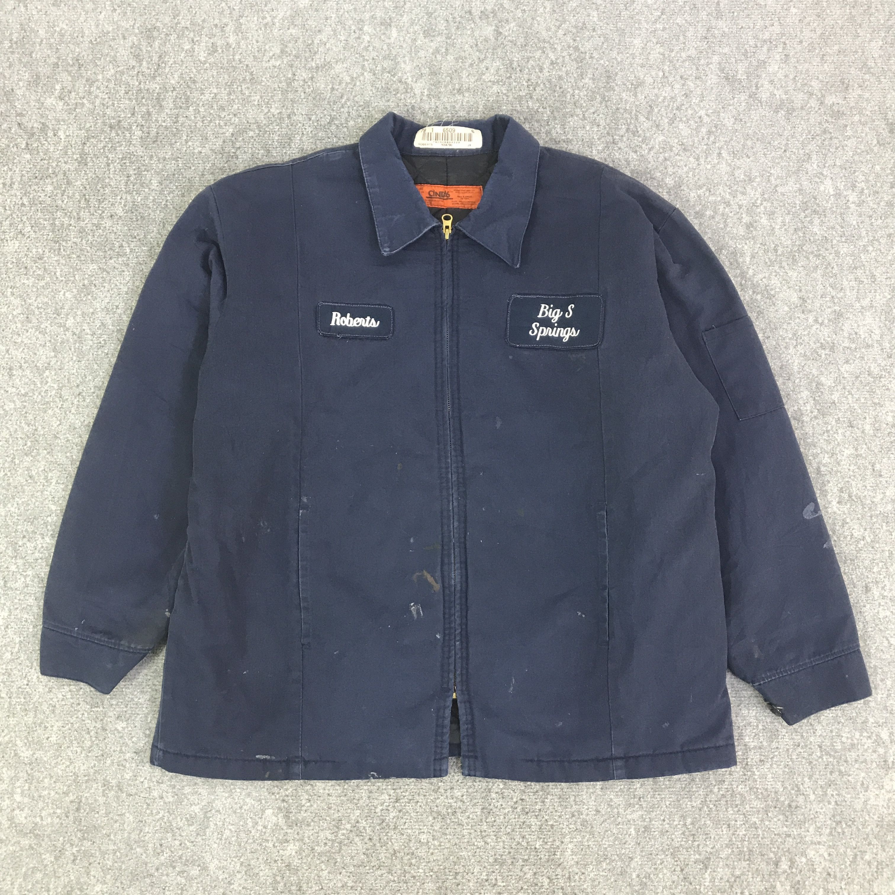Cintas VTG WORKWEAR WORK UNIFORM JACKET K126B11 Size US L / EU 52-54 / 3 - 1 Thumbnail
