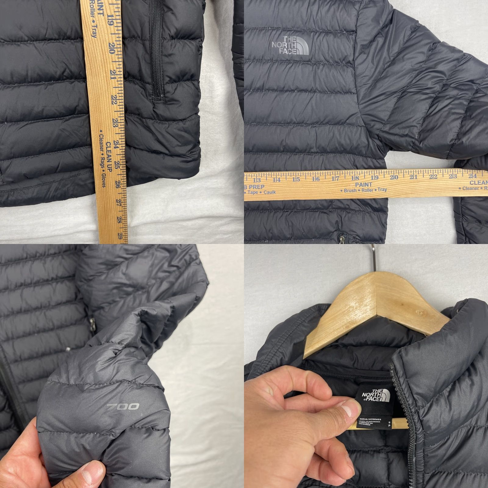 The North Face The North Face Down Jacket Mens Small 700 Stretch Classic Black Puffer Zip Up Size US S / EU 44-46 / 1 - 8 Thumbnail