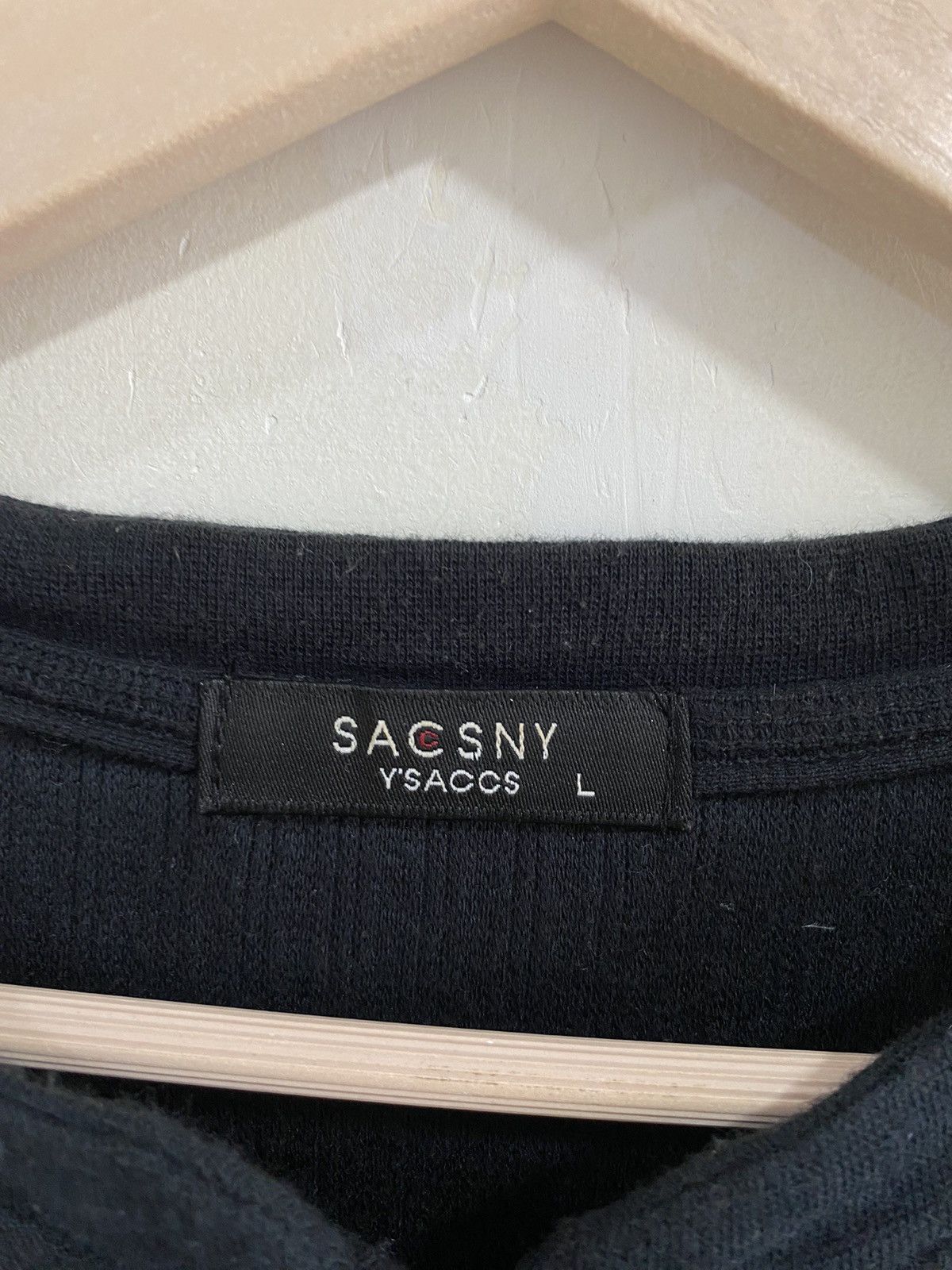 Yohji Yamamoto Saucony by Yohji Yamamoto Long Sleeve Zipper T Shirt Size US L / EU 52-54 / 3 - 3 Thumbnail