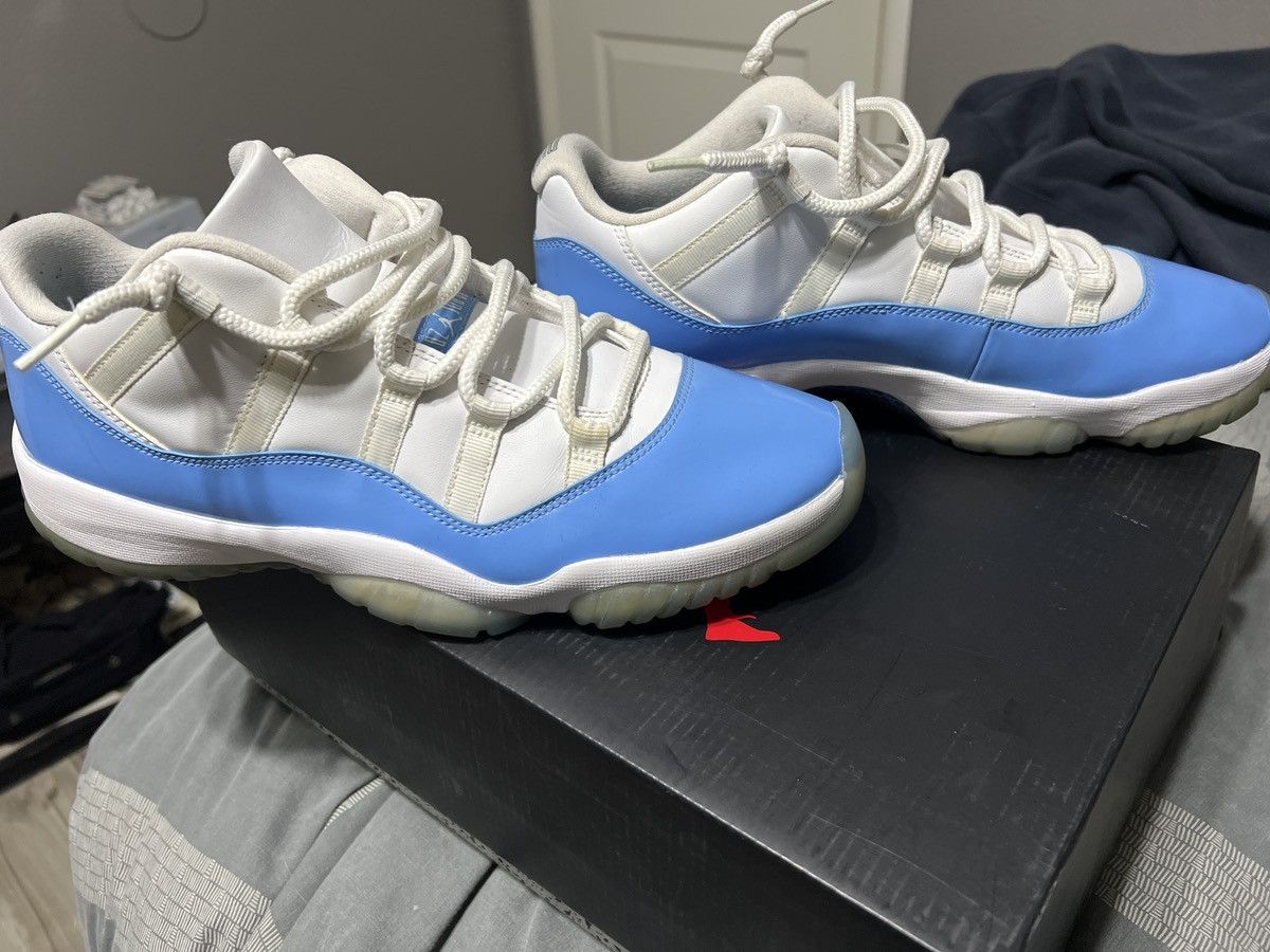 Nike Air Jordan 11 Retro Low Carolina Colorway Size US 11 / EU 44 - 2 Thumbnail