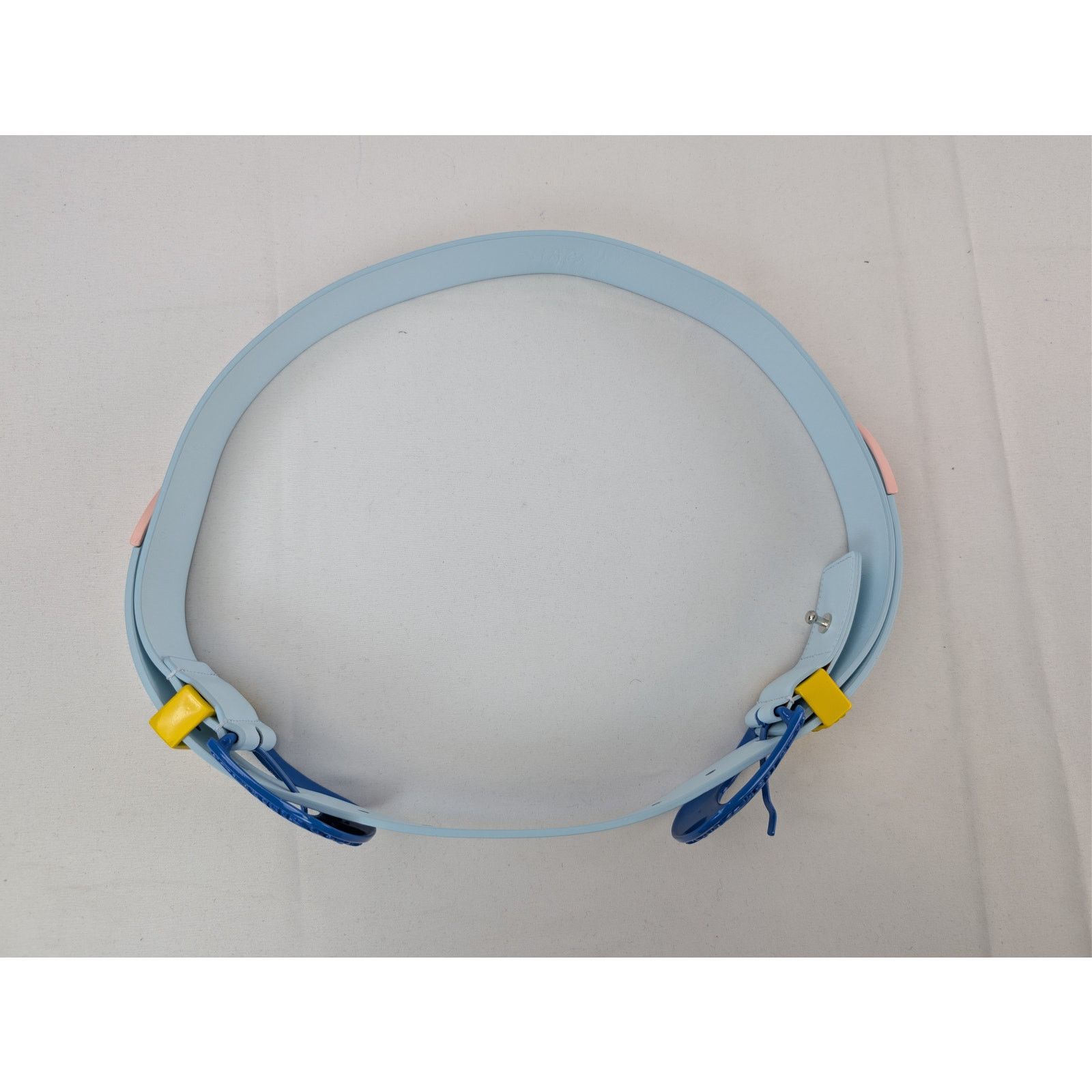 Casablanca o1rshd1 Size: 90 / Leather Comboy Buckle Belt in Light Blue Size 36 - 10 Thumbnail