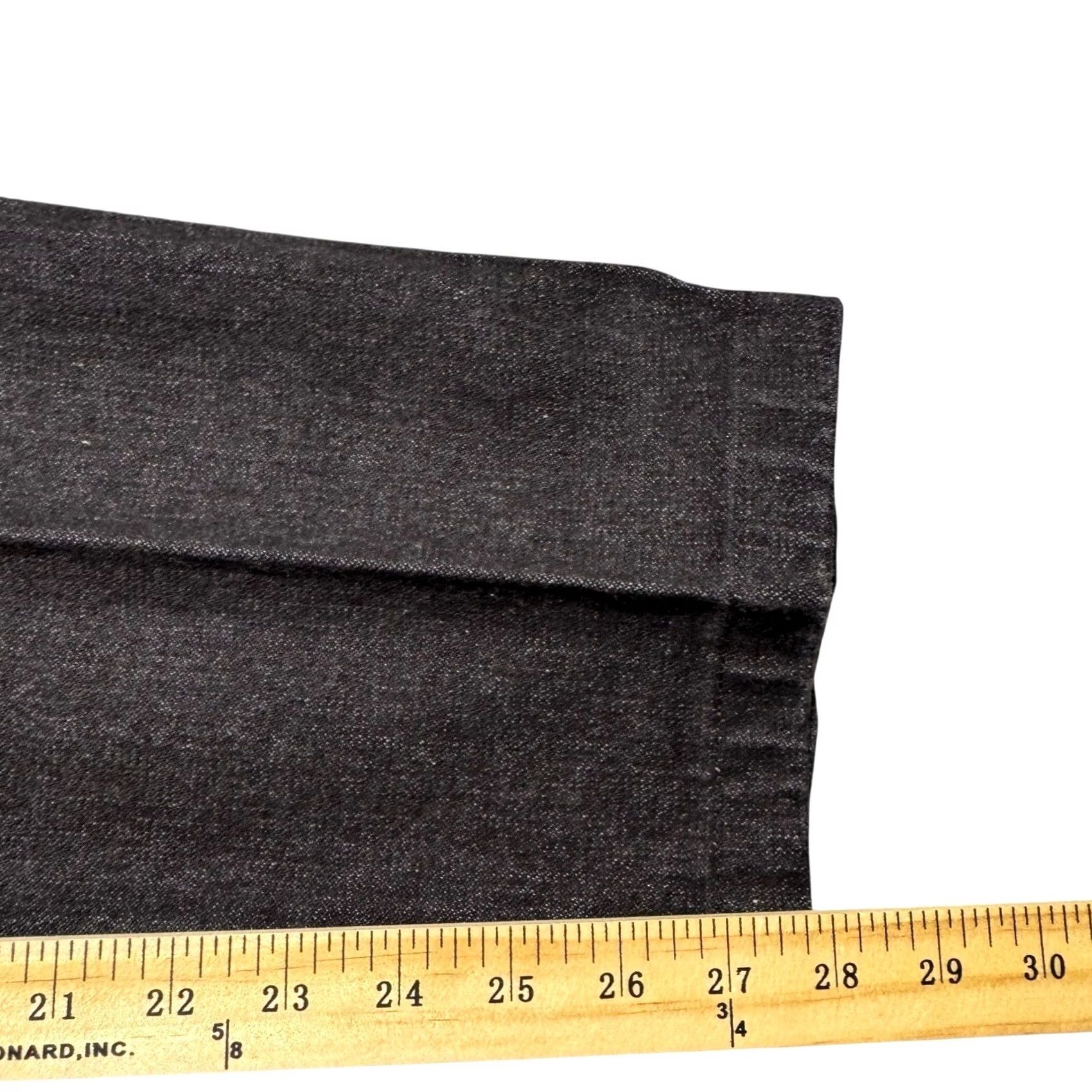 Jordache VINTAGE Jordache Jeans Mens 32x28 Horse Head Charcoal Denim Thick Stitch 90s Jeans Mens 32-32 Bootcut Black 80s 90s Punk Grunge Embroidered Button Zip Size US 33 - 7 Thumbnail
