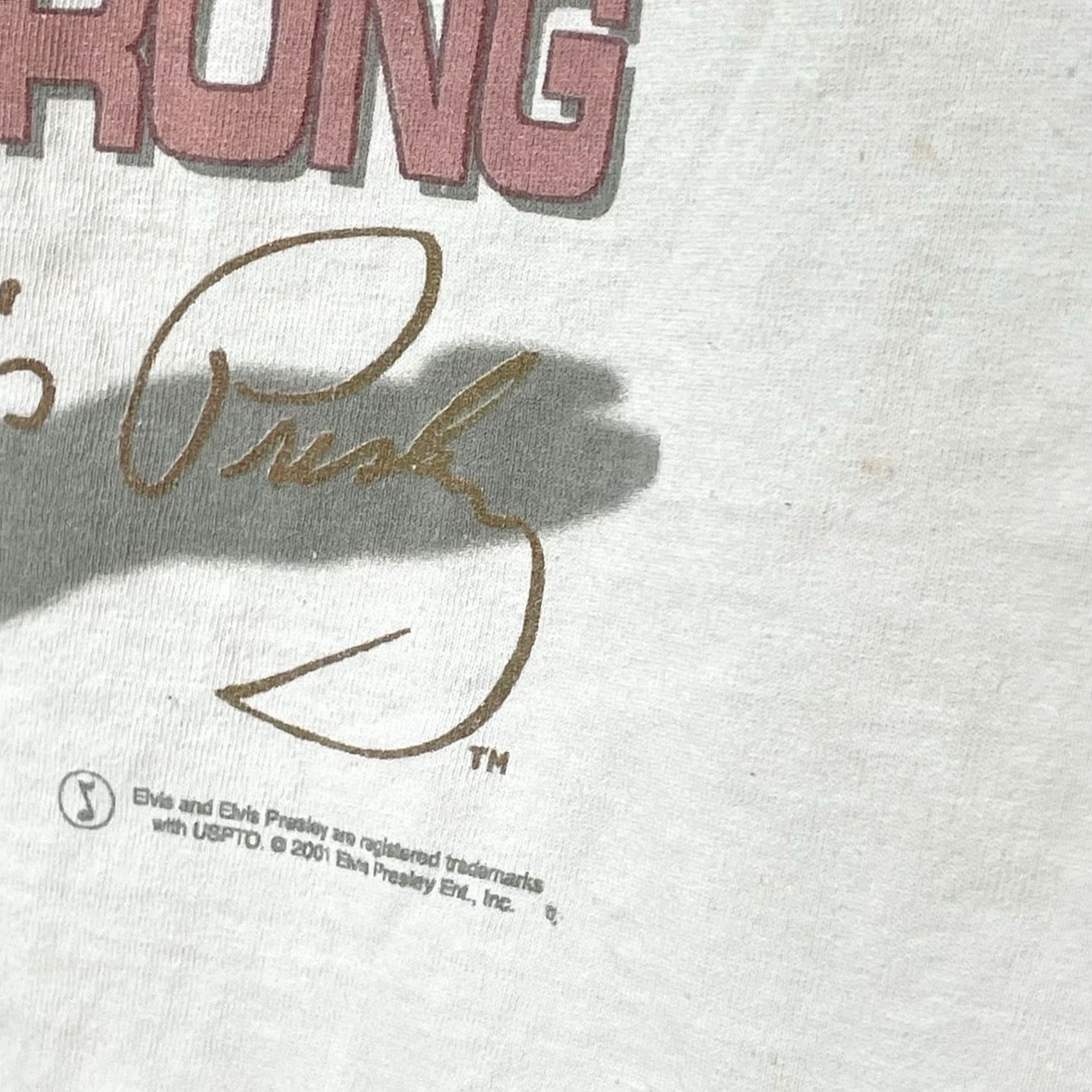 Delta Vintage Delta Pro Weight Elvis Presley 50,000,000 Fans Still Can't Be Wrong Y2K Shirt 2XL Size US XXL / EU 58 / 5 - 4 Thumbnail