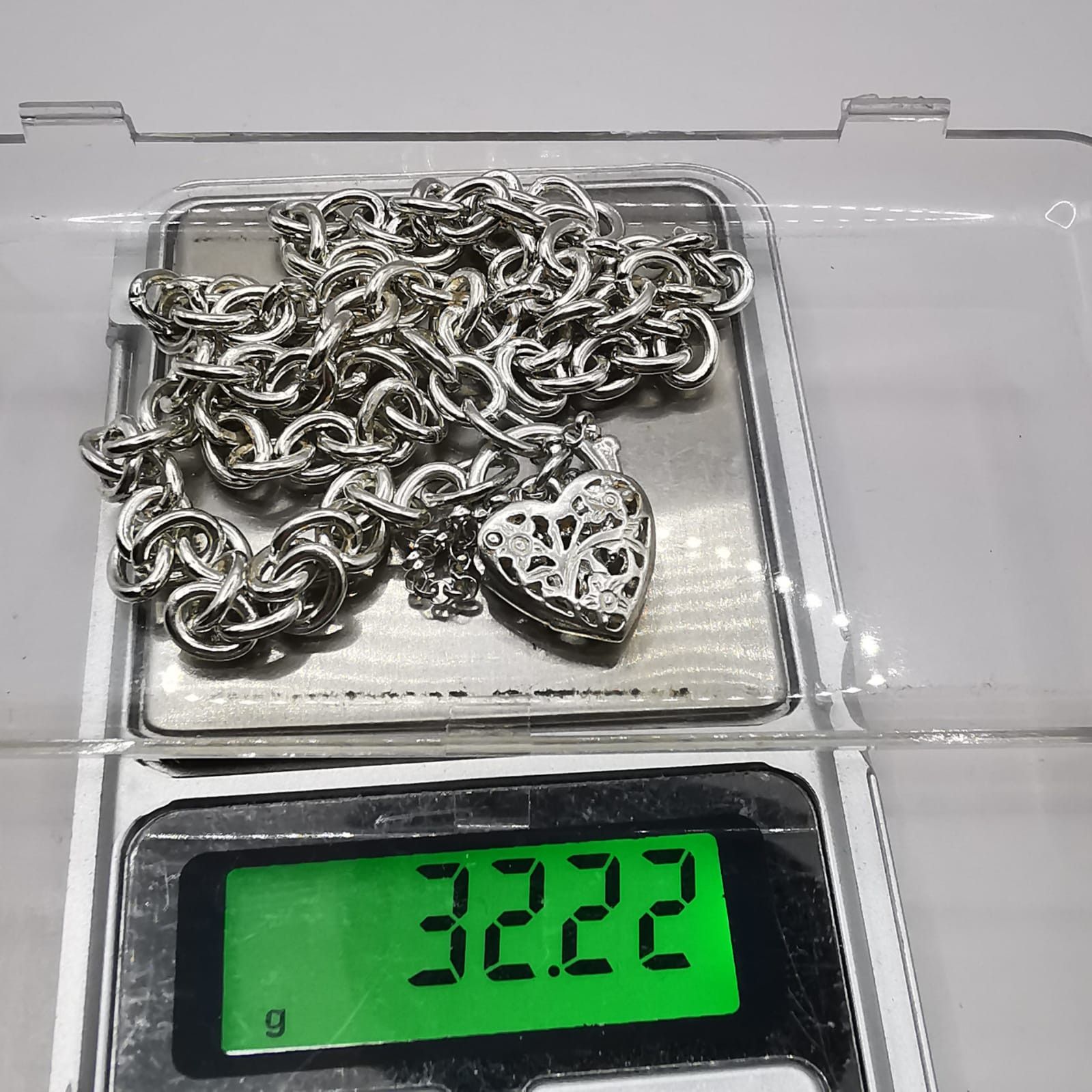 Sterling Silver Vintage Jewelry Chain,925 Sterling Silver,Signed 32,22g Size ONE SIZE - 7 Thumbnail