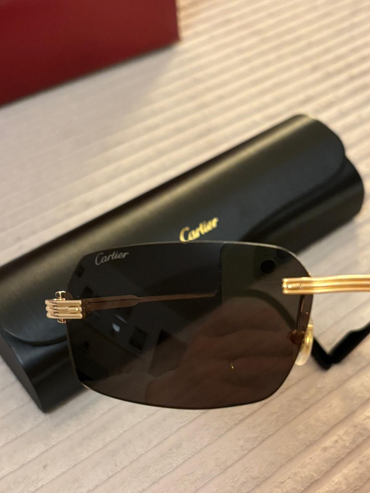 Cartier Authentic Cartier G48 G26 FT rimless sunglasses Size ONE SIZE - 4 Thumbnail