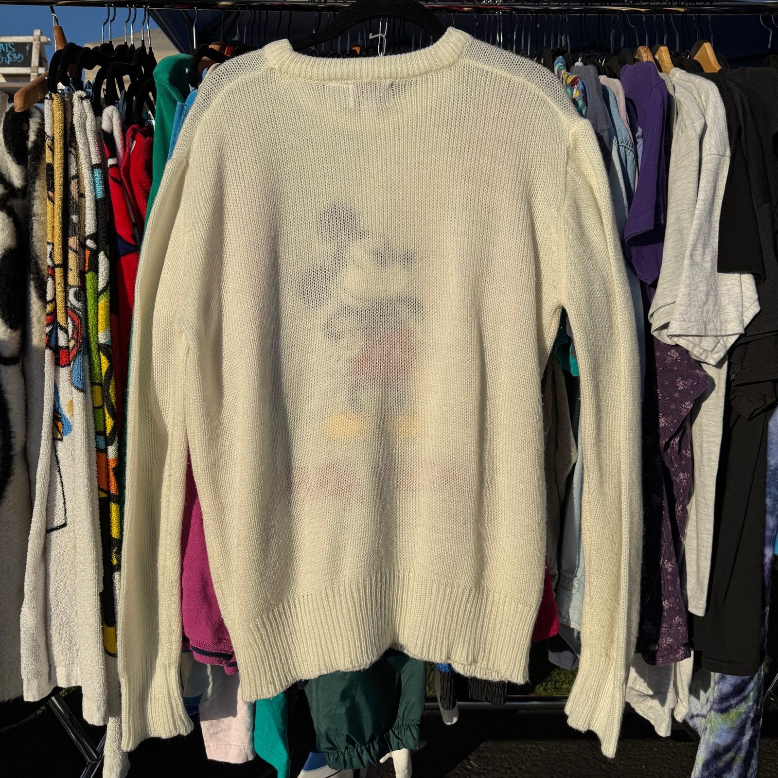 Disney 70s Disney Character Fashions Mickey Mouse Knit Sweater Size US L / EU 52-54 / 3 - 6 Thumbnail