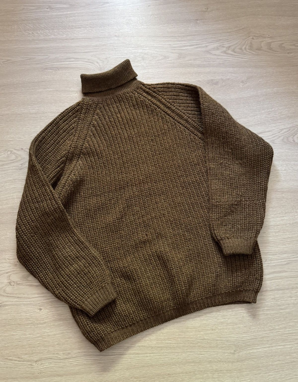 Vintage Vintage 40s WW2 Military French Army Wool High Neck 