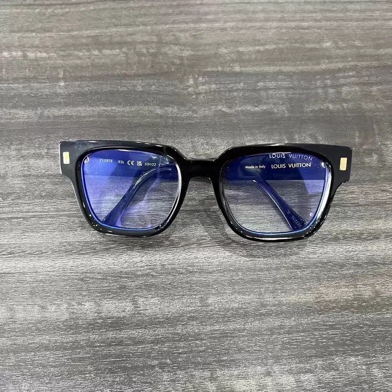 Louis Vuitton Louis Vuitton Side logo black frame glasses Size ONE SIZE - 2 Thumbnail