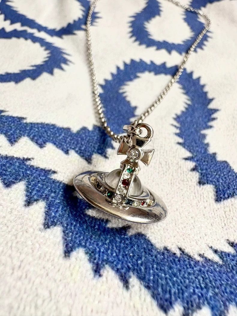Vivienne Westwood Vivienne Westwood Medium-Sized Silver Orb Size ONE SIZE - 1 Thumbnail