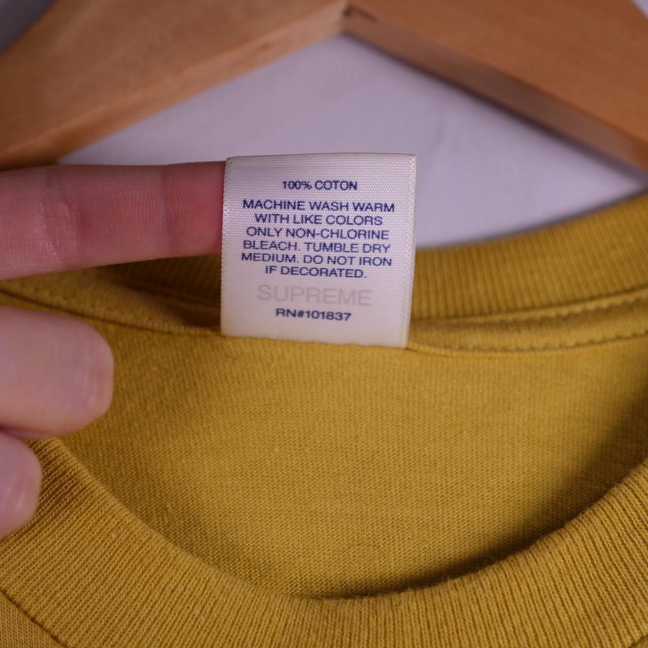 Supreme Supreme Green Cloud Tee - Acid Yellow Size US S / EU 44-46 / 1 - 4 Thumbnail