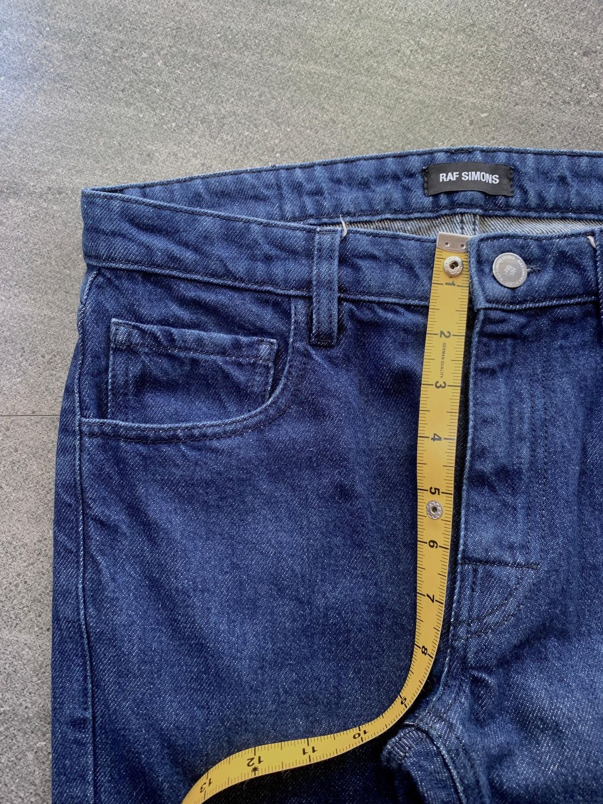 Raf Simons FREE TAX! SS 2019 Slim Tape Denim Jeans Size US 28 / EU 44 - 14 Thumbnail