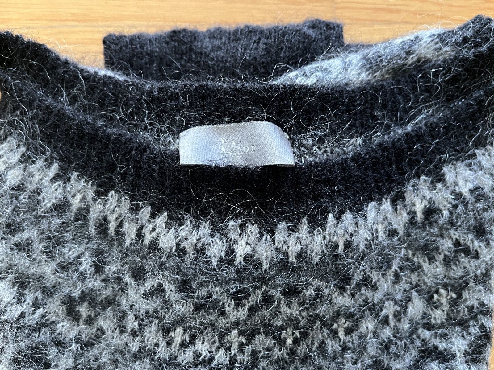 Dior DIOR HOMME X HEDI SLIMANE MOHIAR SHETLAND KNIT JUMPER FW2006 Size US M / EU 48-50 / 2 - 2 Thumbnail