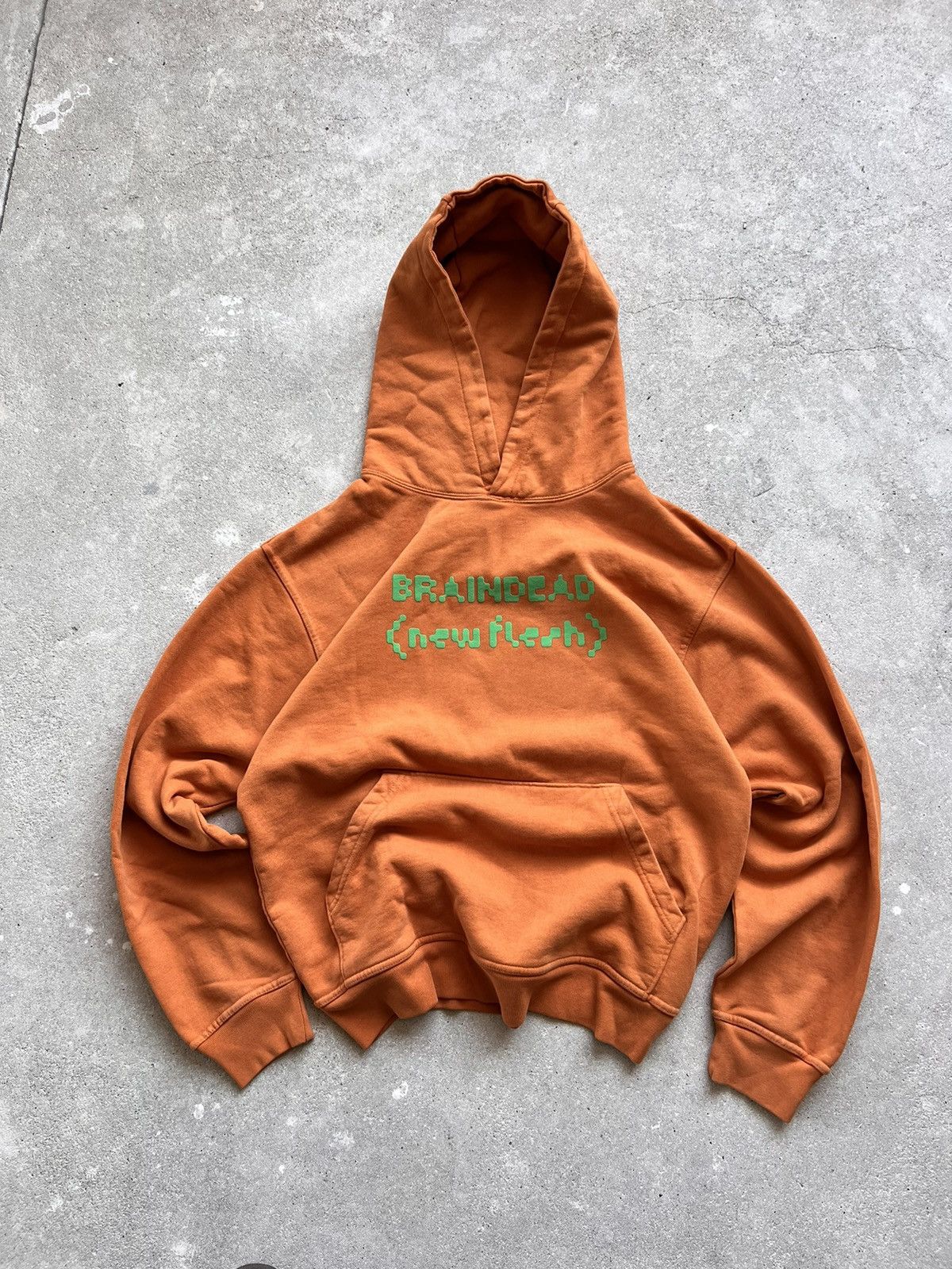 Brain Dead Brain Dead Orange New Flesh Hoodie Size US S / EU 44-46 / 1 - 6 Thumbnail