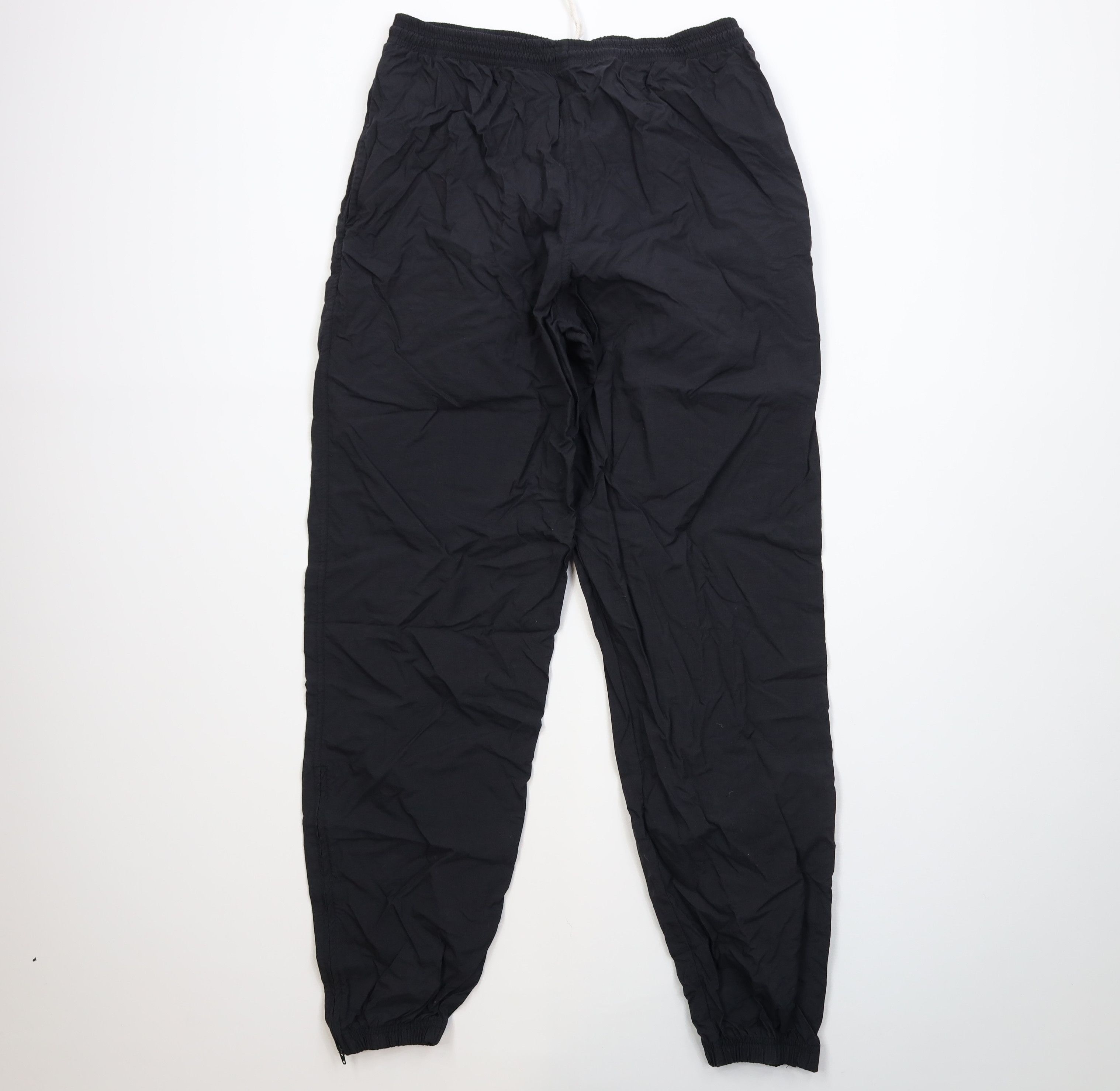Vintage Vintage 90s Streetwear Windbreaker Joggers Pants Black USA Size US 36 / EU 52 - 1 Thumbnail