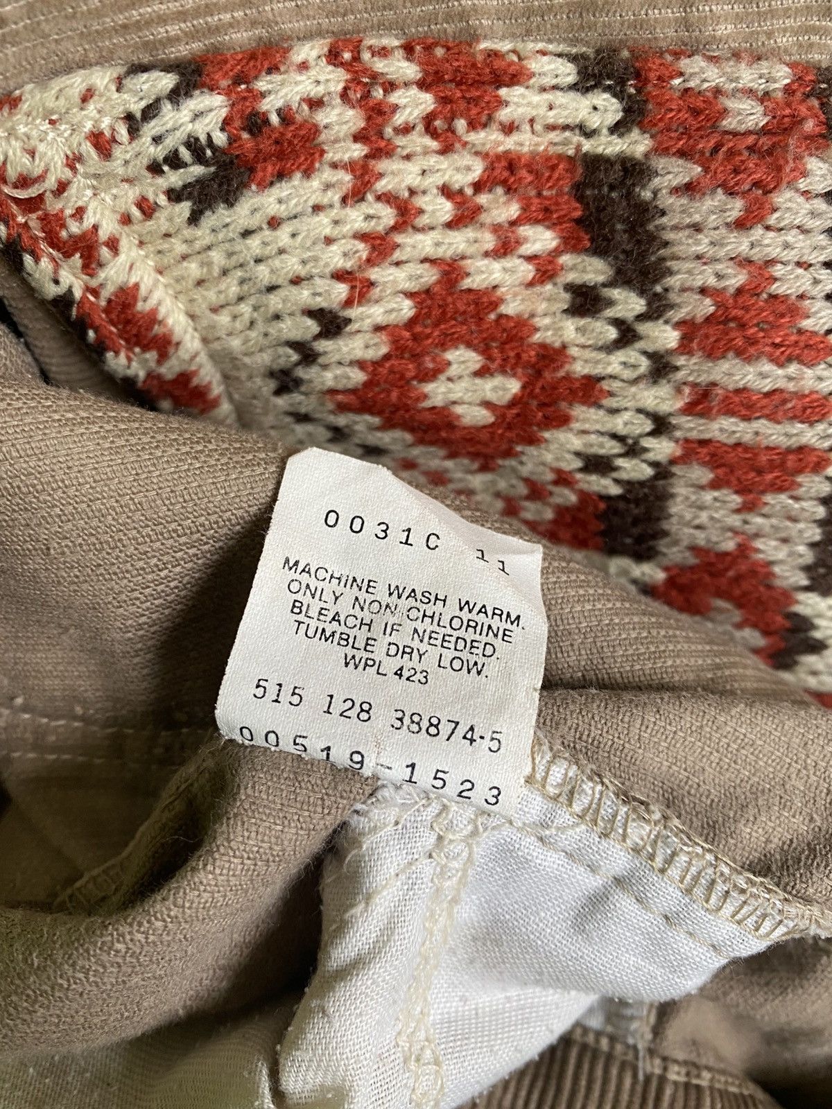 Levi's Vintage Clothing Vintge Levi’s corduroy two Navajo back pocket Size US 38 / EU 54 - 11 Thumbnail