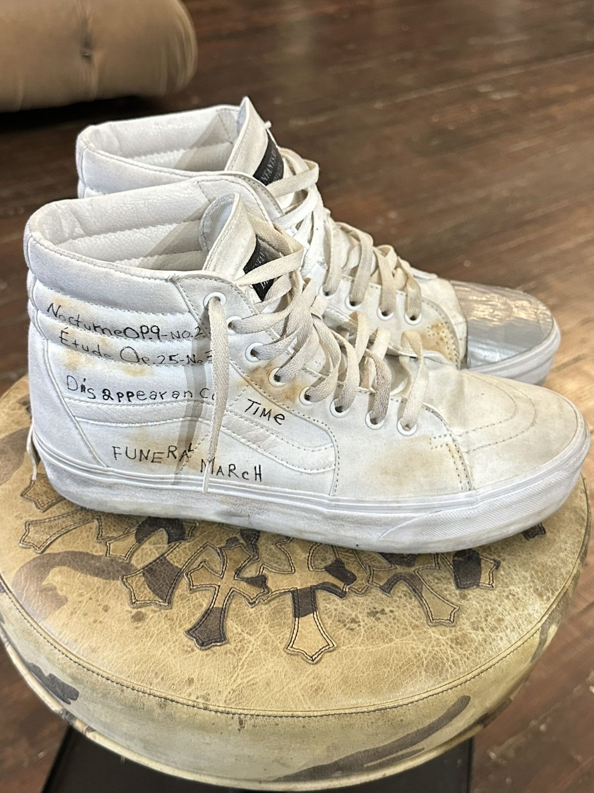 Enfants Riches Deprimes EARLY ERD HAND DRAWN HENRI LEAVI VANS Size US 11 / EU 44 - 3 Thumbnail